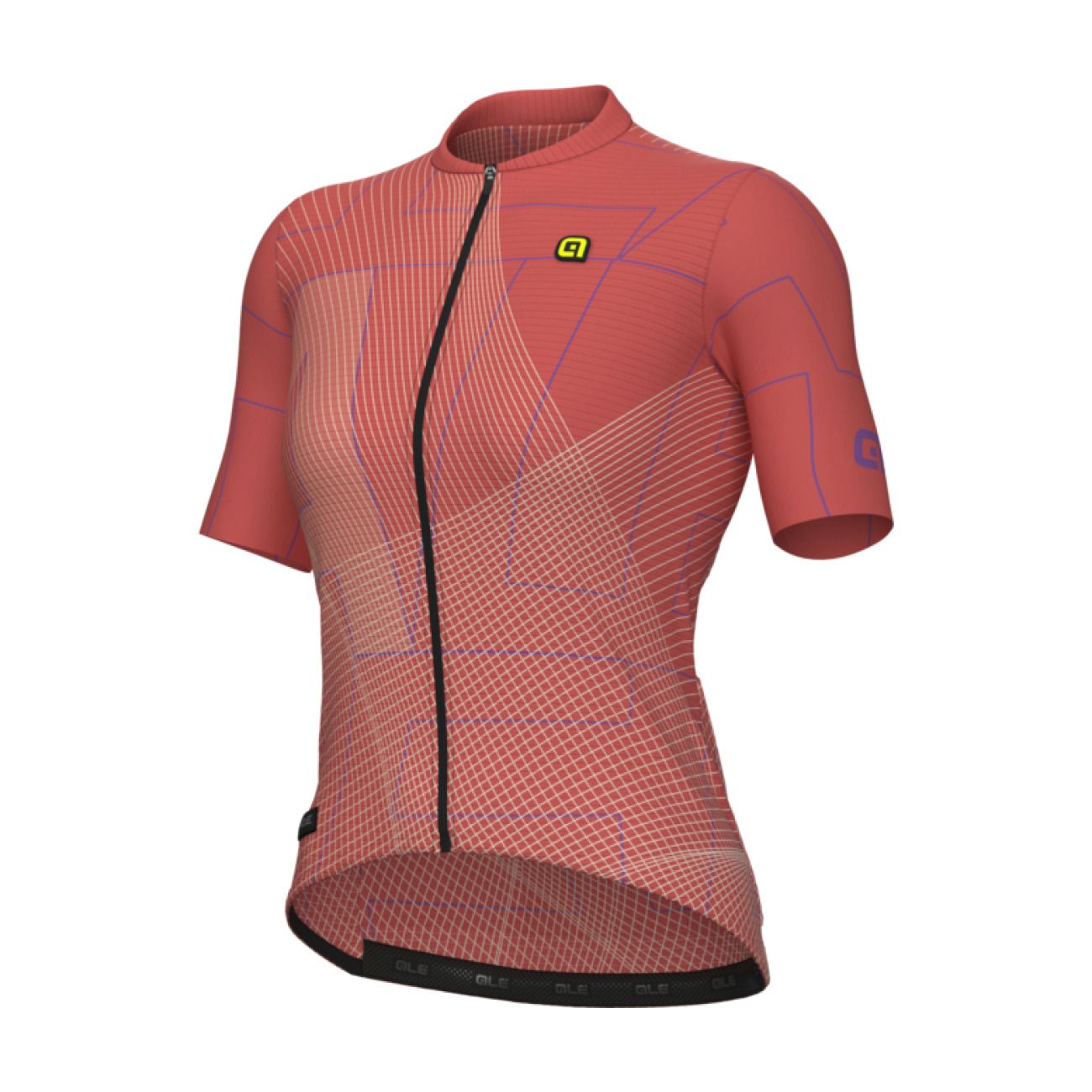 ALÉ Cyklistický dres s krátkym rukávom - PR-E SYNERGY - oranžová