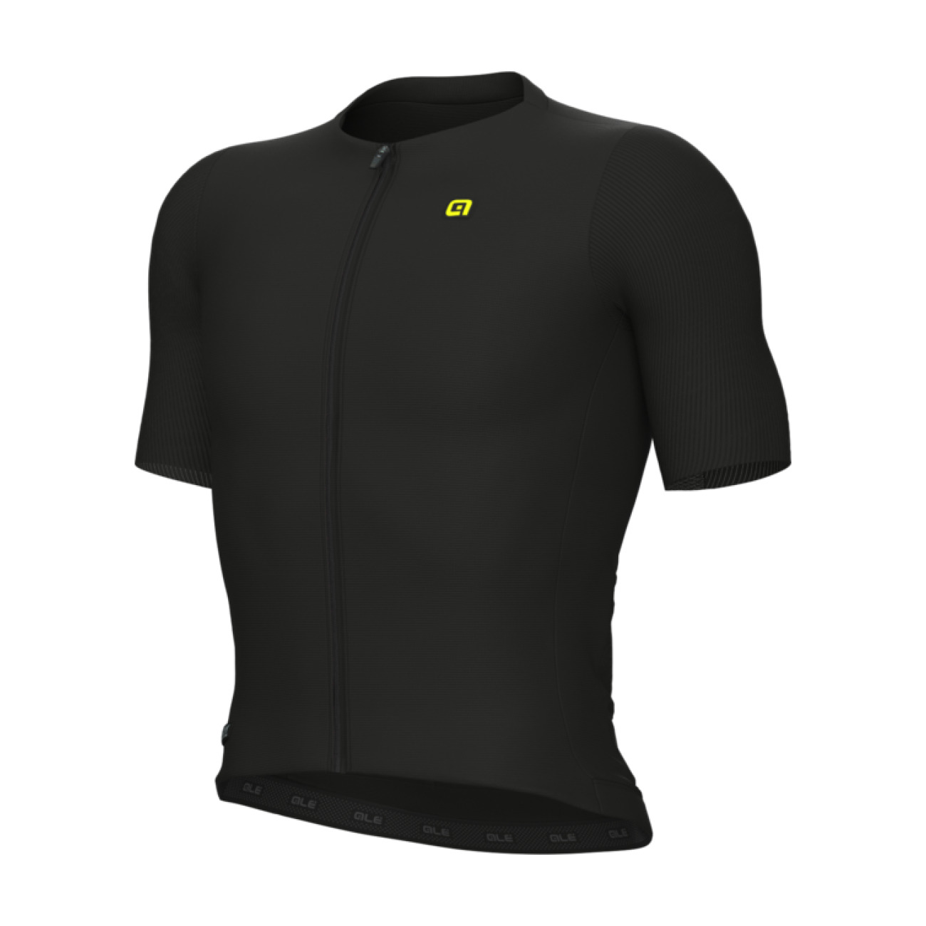 ALÉ Cyklistický dres s krátkym rukávom - R-EV1 RACE 2.0 - čierna