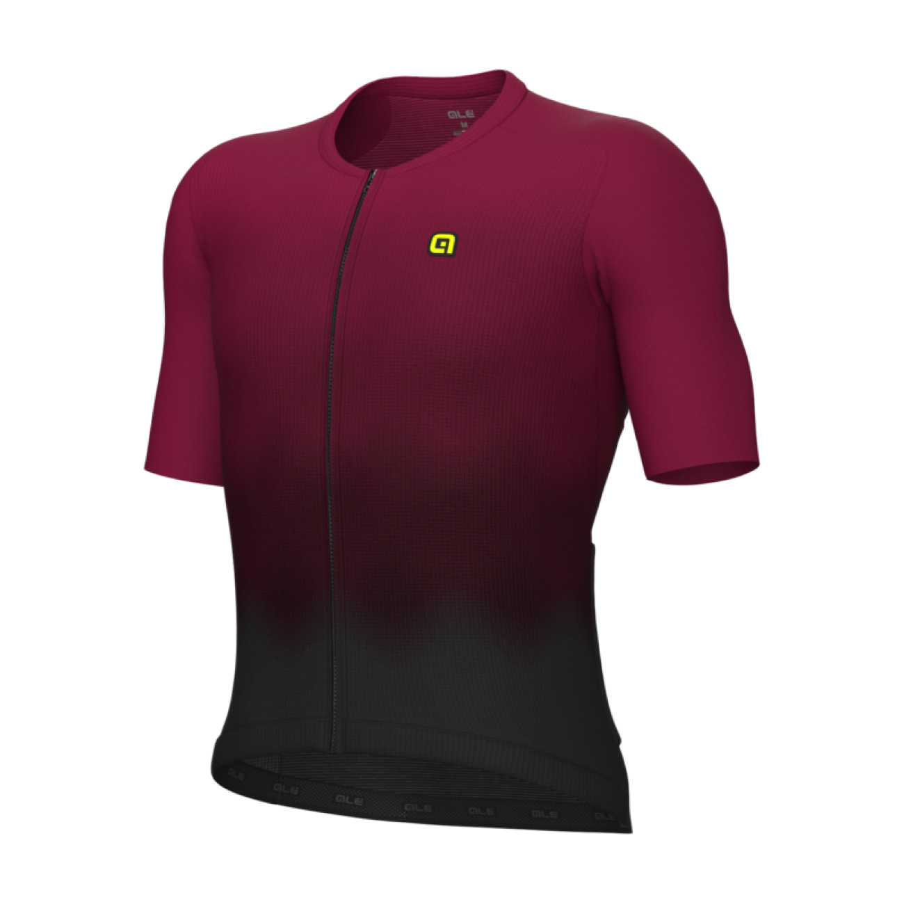 ALÉ Cyklistický dres s krátkym rukávom - R-EV1 VELOCITY 2.0 - bordová
