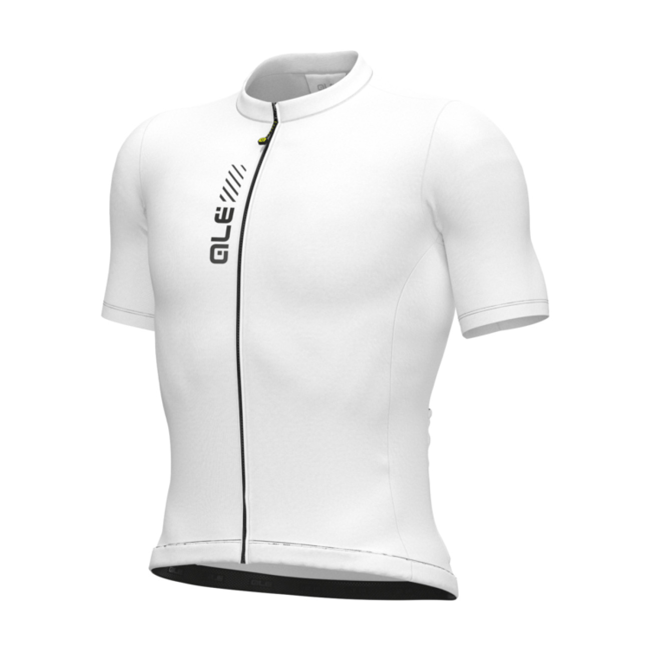 ALÉ Cyklistický dres s krátkym rukávom - PRAGMA COLOR BLOCK - biela 5XL