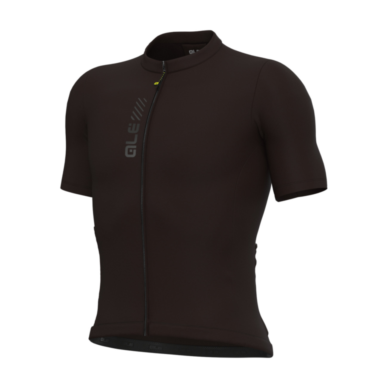 ALÉ Cyklistický dres s krátkym rukávom - PRAGMA COLOR BLOCK OFF ROAD - hnedá