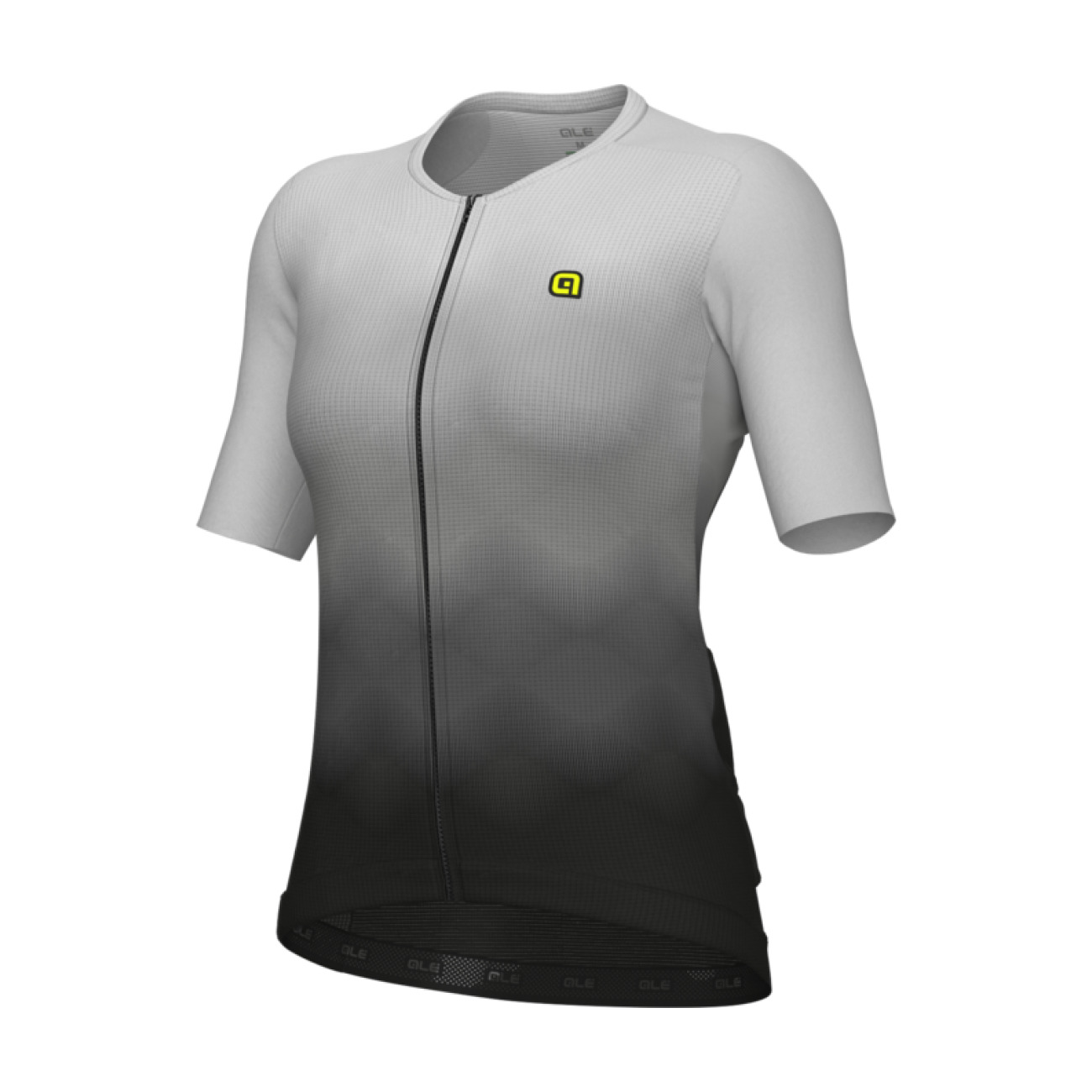 ALÉ Cyklistický dres s krátkym rukávom - R-EV1 VELOCITY 2.0 - šedá