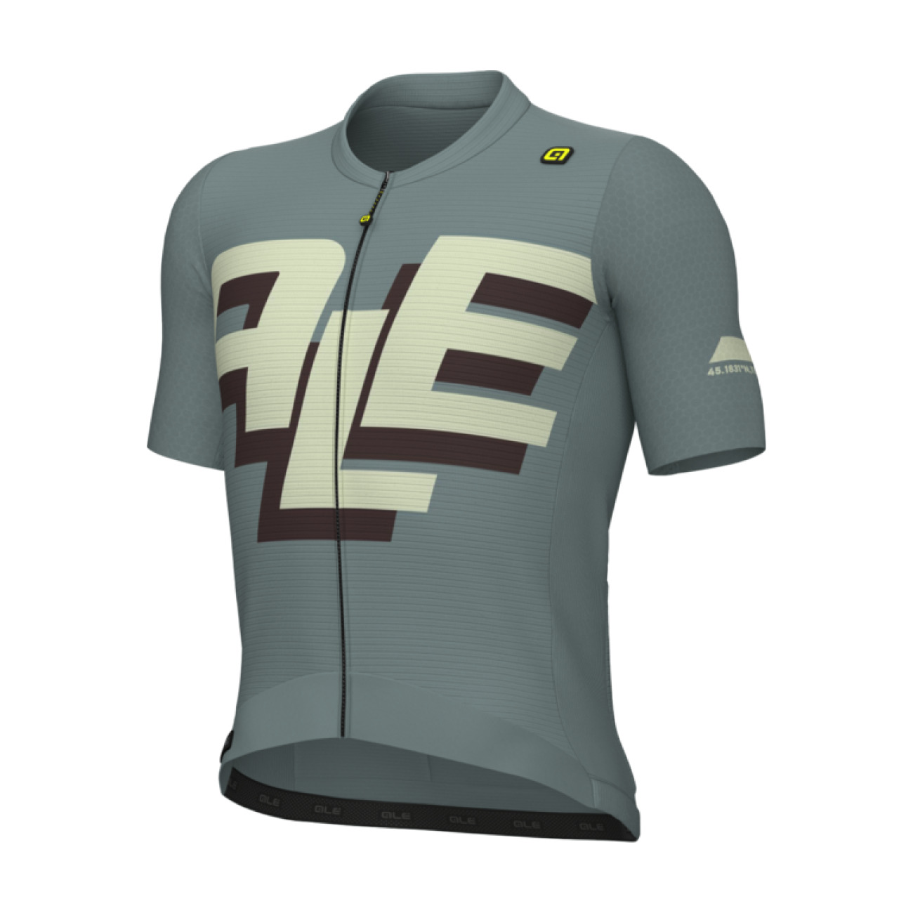 ALÉ Cyklistický dres s krátkym rukávom - PR-E SAUVAGE - zelená