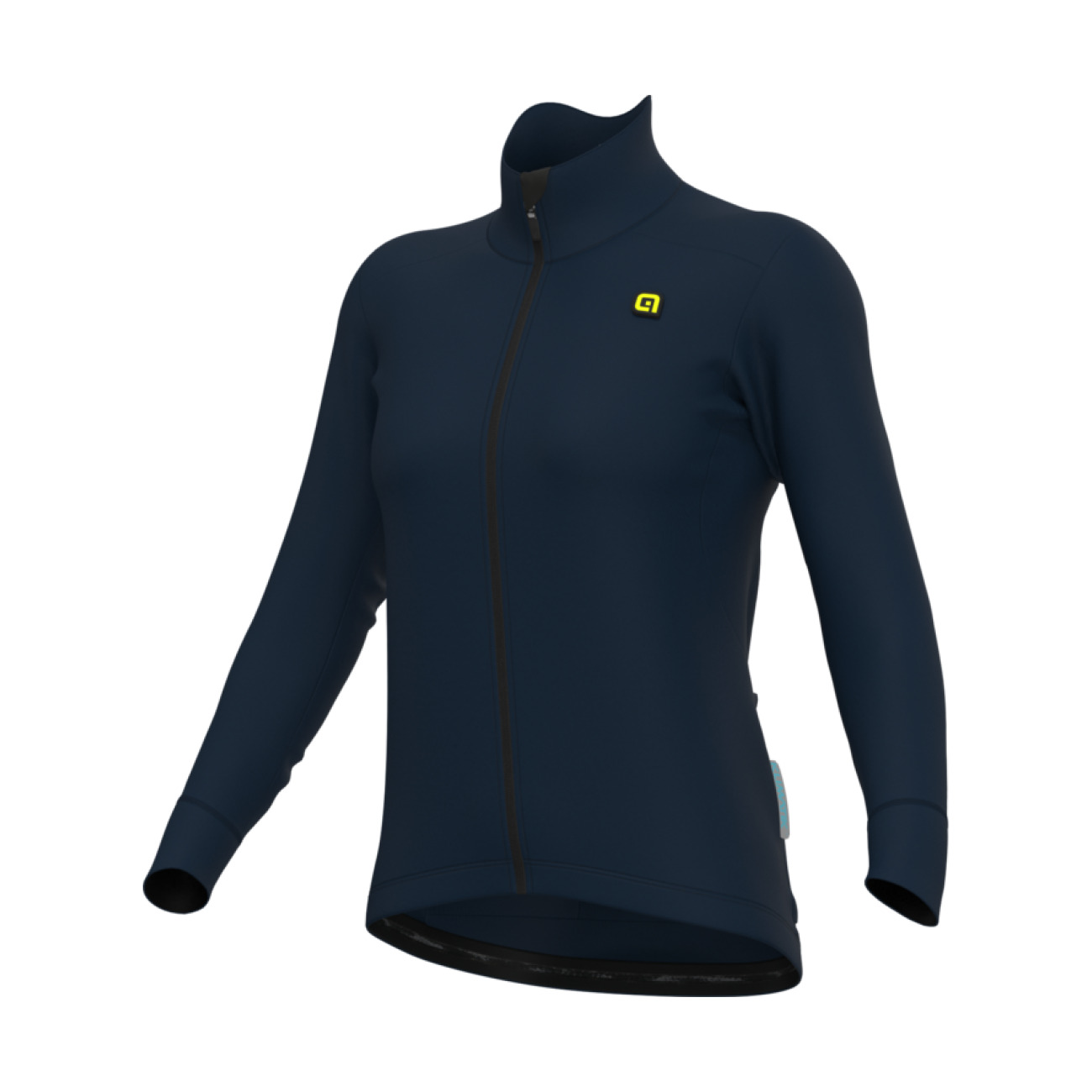 ALÉ Cyklistický dres s dlhým rukávom zimný - KLIMATIK K-IDRO - modrá 3XL