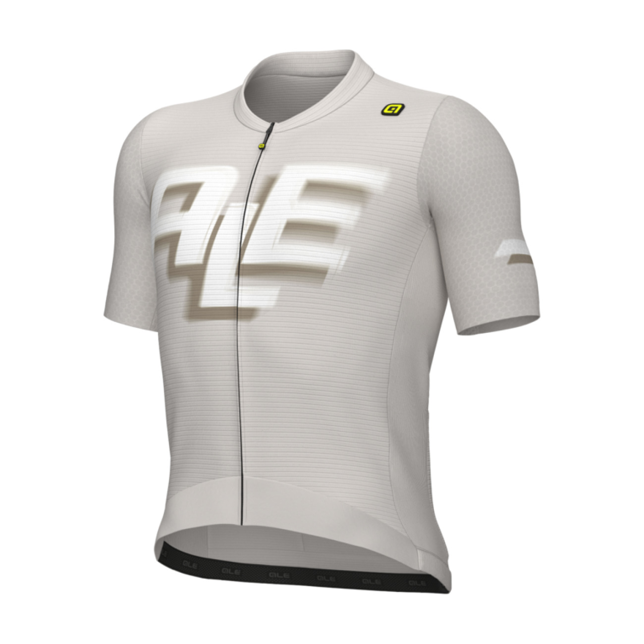 ALÉ Cyklistický dres s krátkym rukávom - SAUVAGE PR-E - ivory/biela