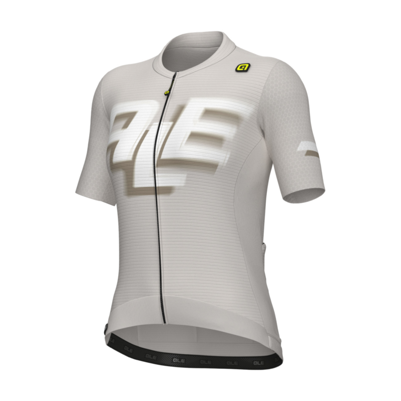 ALÉ Cyklistický dres s krátkym rukávom - SAUVAGE PR-E - ivory