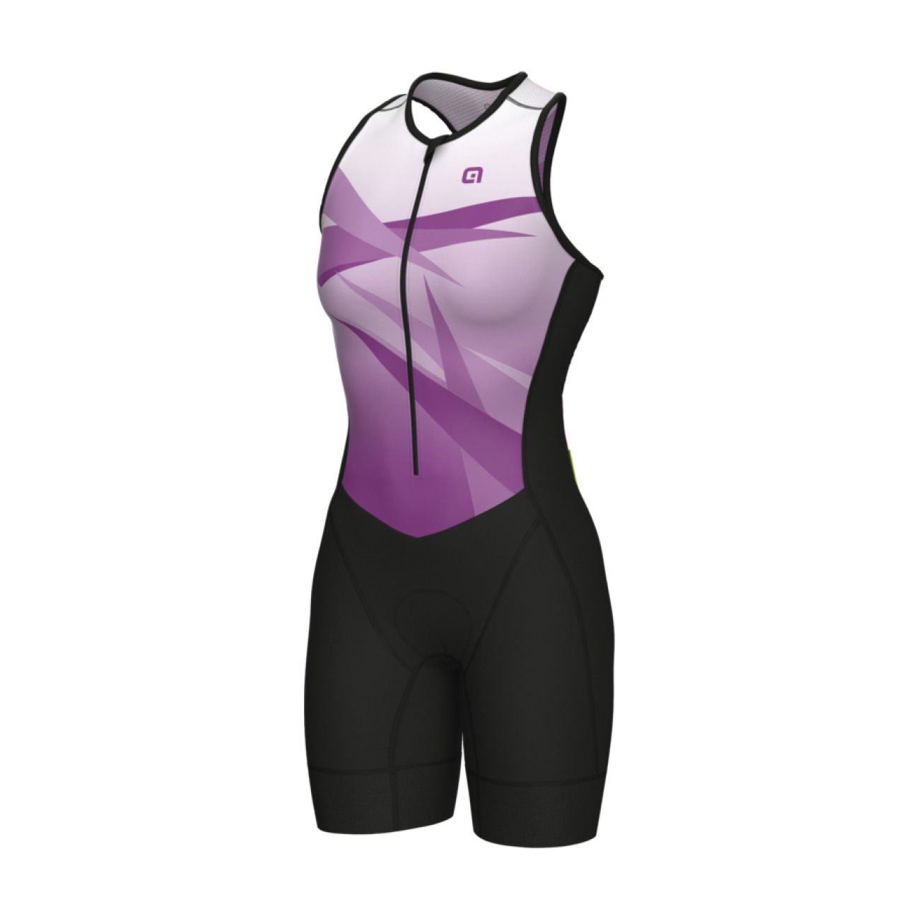 ALÉ Cyklistická kombinéza - HORIZON TRIATHLON - ružová/čierna L