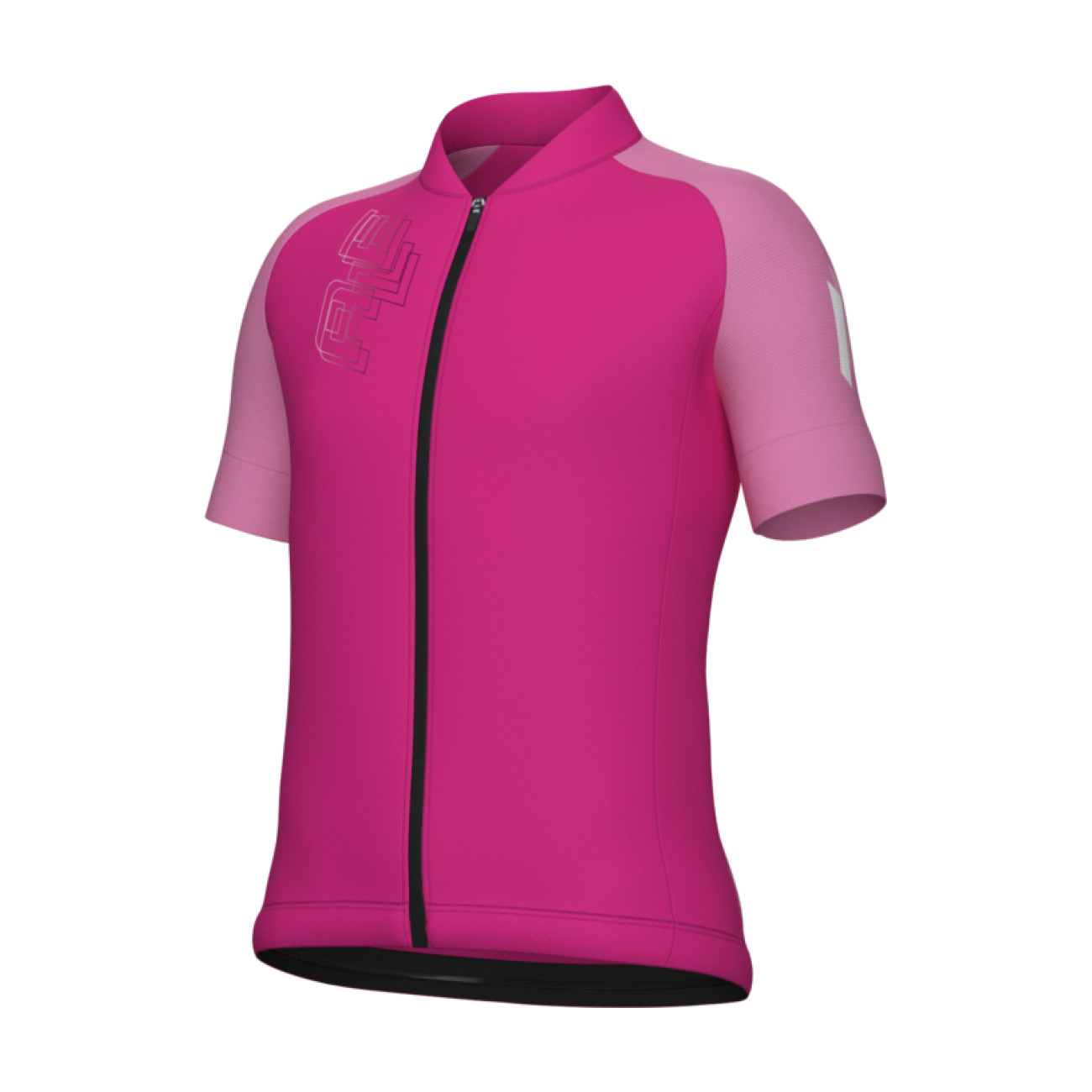 ALÉ Cyklistický dres s krátkym rukávom - FOLLOW ME KID - ružová 10Y