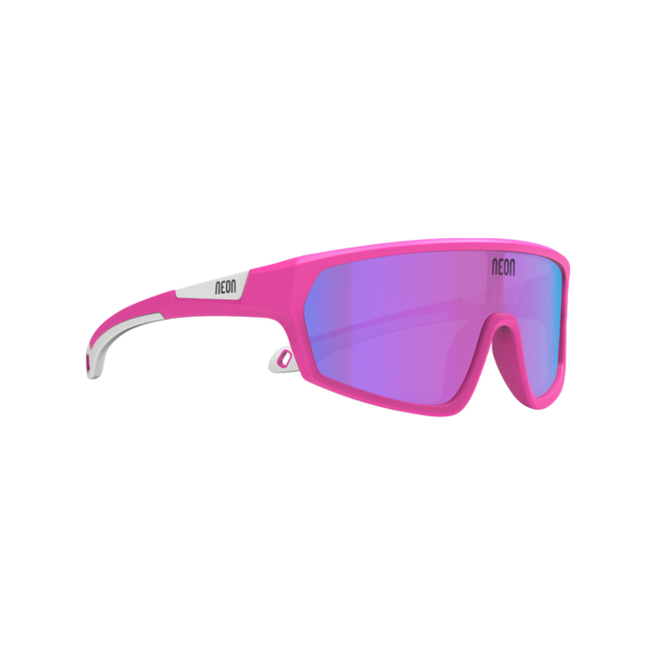 
                NEON Cyklistické okuliare - LOOP - ružová/biela
            