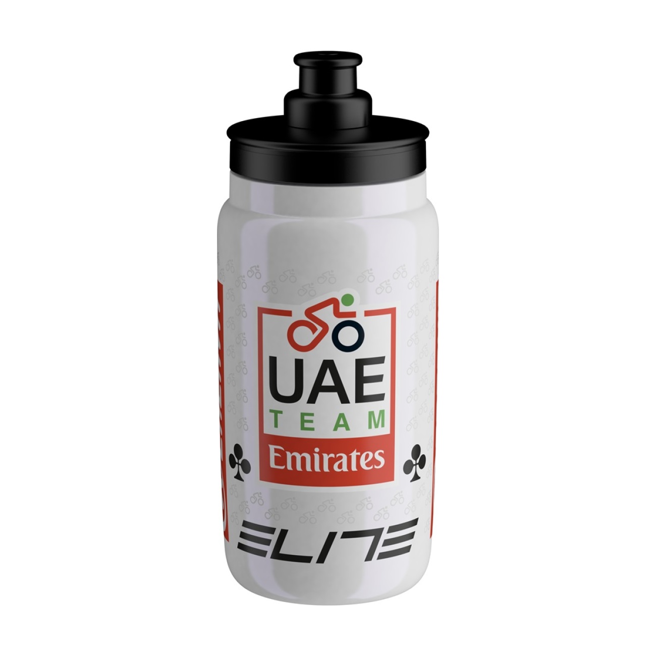 
                ELITE Cyklistická fľaša na vodu - FLY 550 UAE TEAM EMIRATES 2024 - biela/červená
            