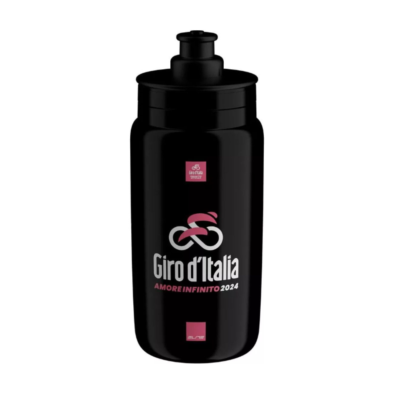 E-shop ELITE Cyklistická fľaša na vodu - FLY 550 GIRO D´ITALIA 2024 - čierna