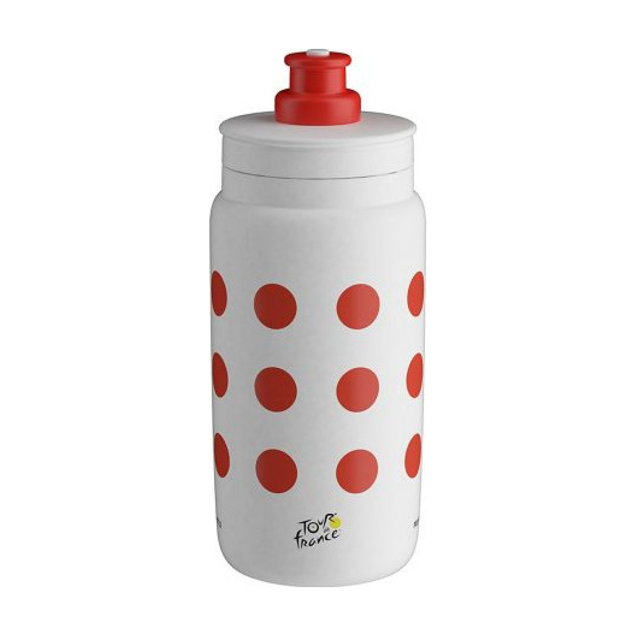 E-shop ELITE Cyklistická fľaša na vodu - FLY 550 TDF 2024 - červená/biela
