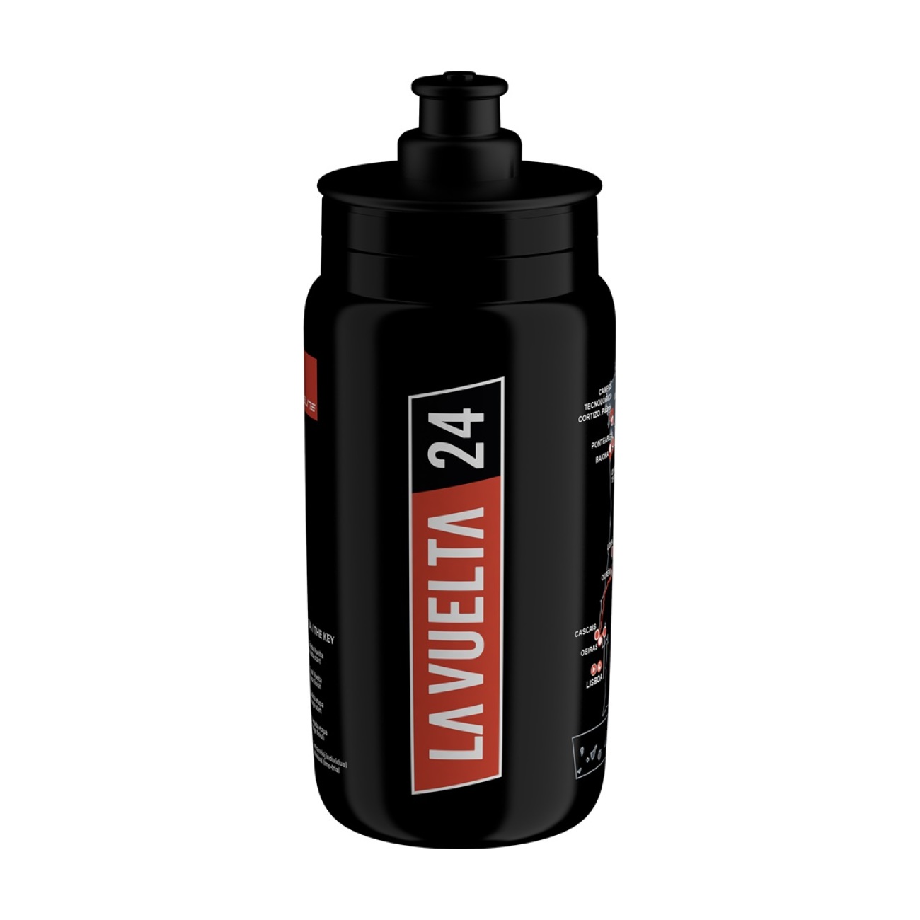 E-shop ELITE Cyklistická fľaša na vodu - FLY 550 VUELTA 2024 - čierna