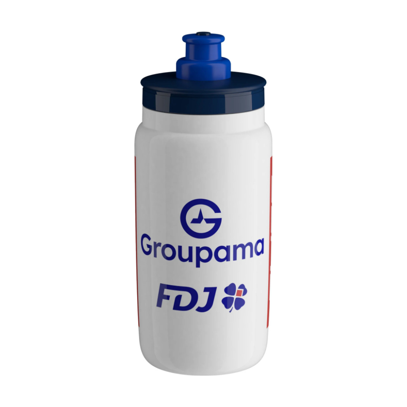 ELITE Cyklistická fľaša na vodu - FLY 550 GROUPAMA-FDJ 2025 - biela/modrá