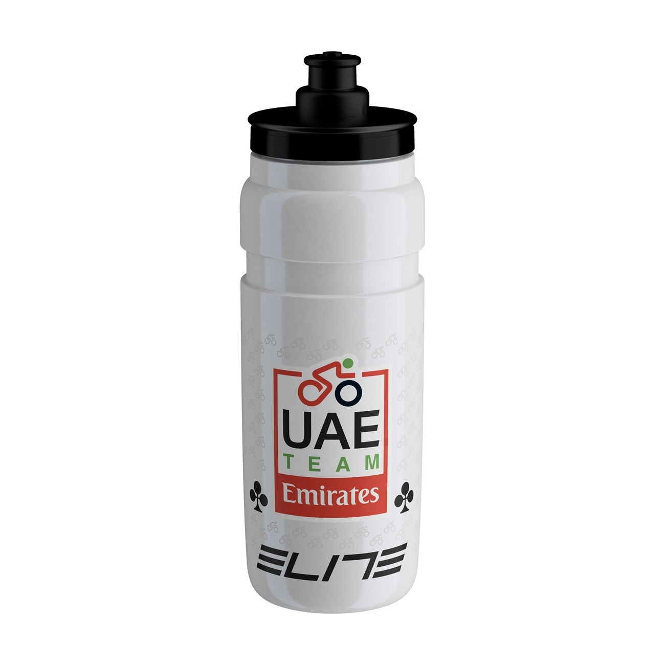 
                ELITE Cyklistická fľaša na vodu - FLY 750 UAE TEAM EMIRATES 2024 - biela/červená
            