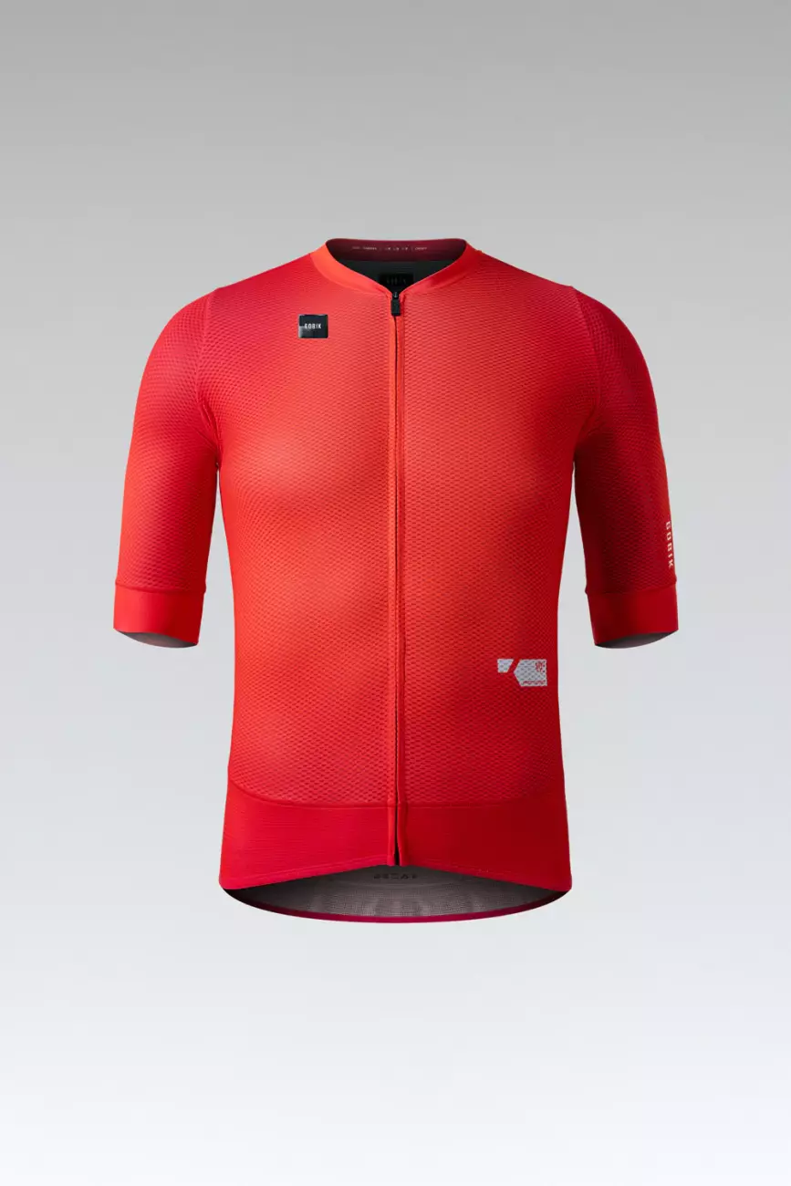 
                GOBIK Cyklistický dres s krátkym rukávom - CARRERA 2.0 - červená 2XL
            