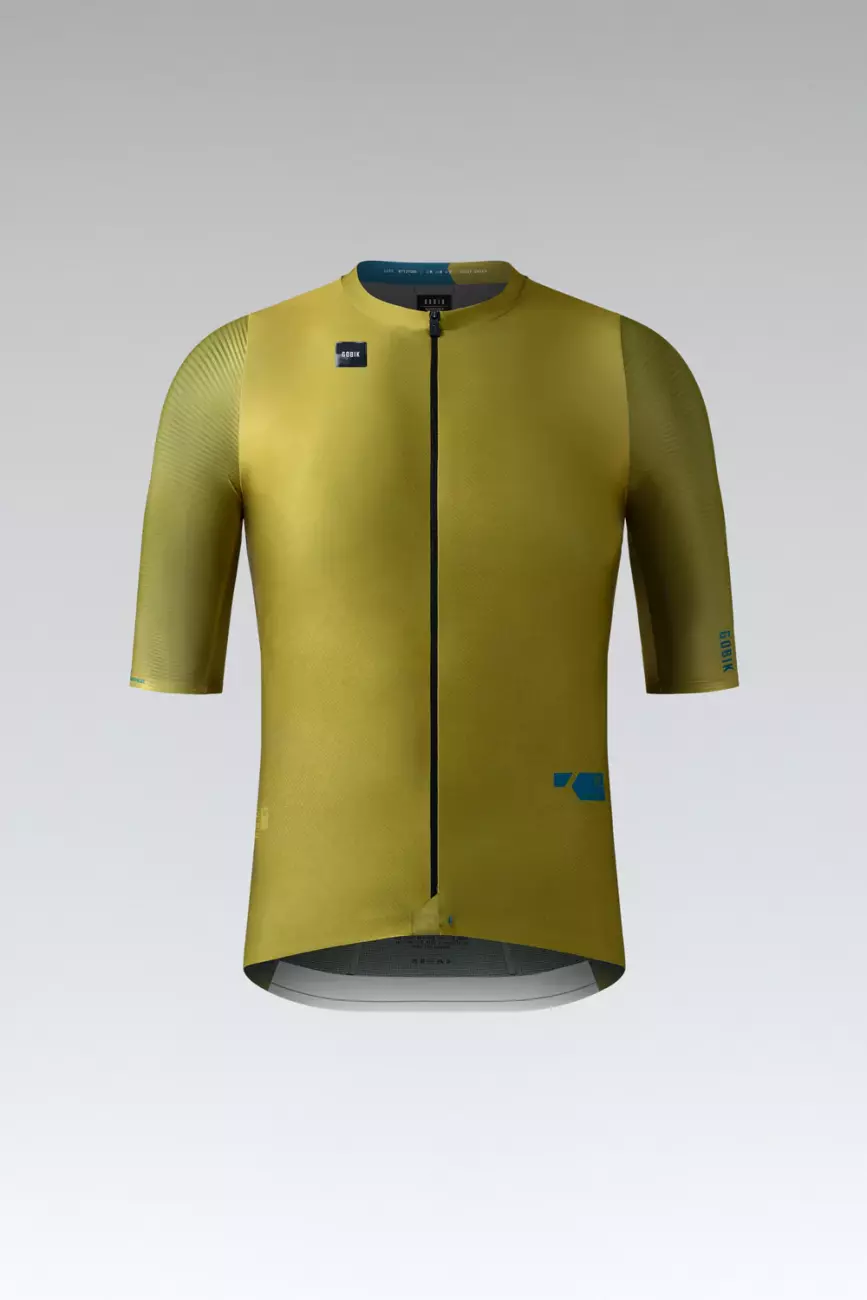 
                GOBIK Cyklistický dres s krátkym rukávom - ATTITUDE 2.0 - zelená 2XL
            