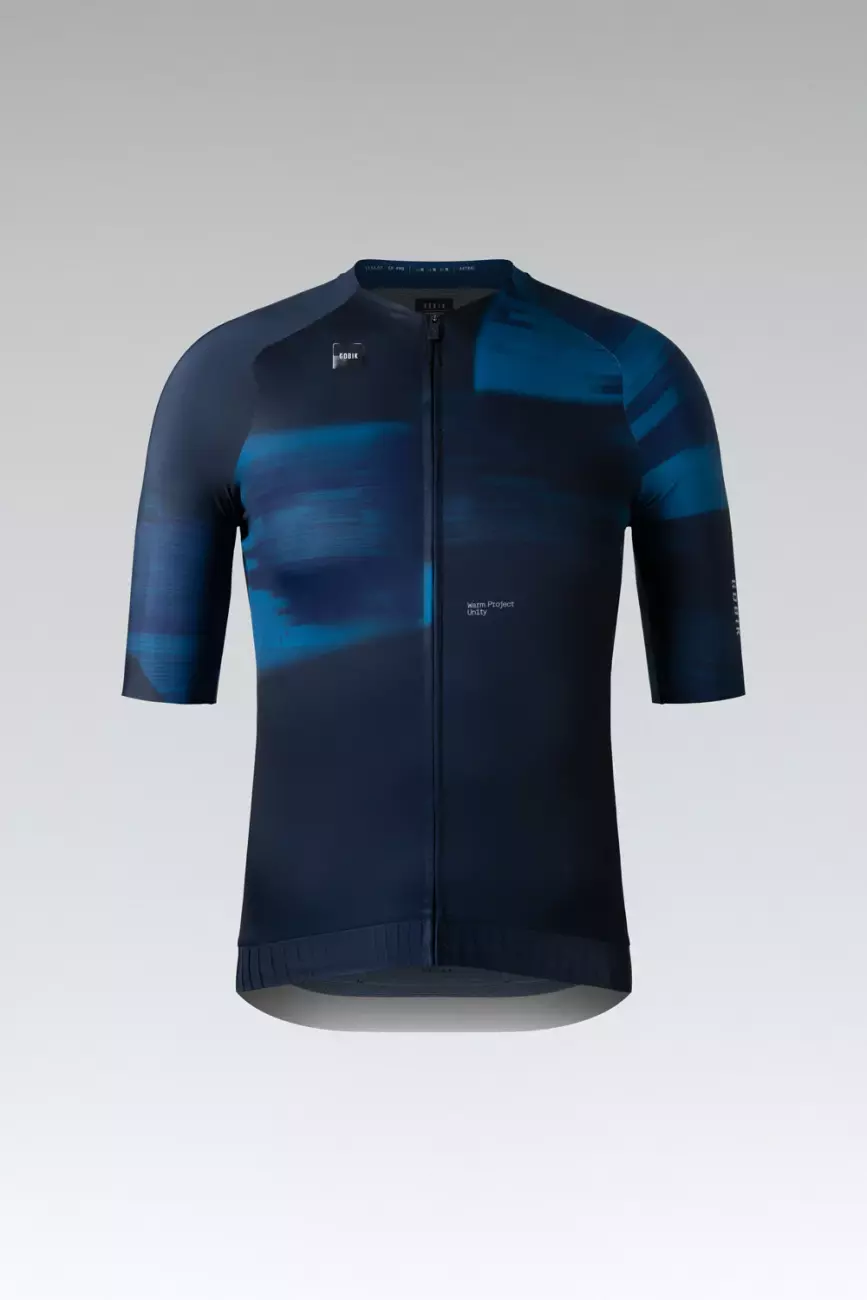 GOBIK Cyklistický dres s krátkym rukávom - CX PRO 3.0 - modrá 3XL