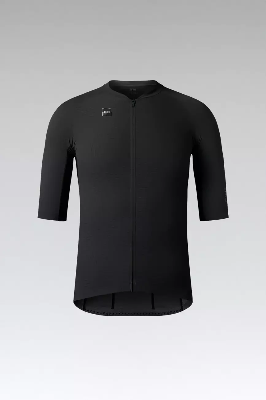 
                GOBIK Cyklistický dres s krátkym rukávom - PHANTOM - čierna XL
            