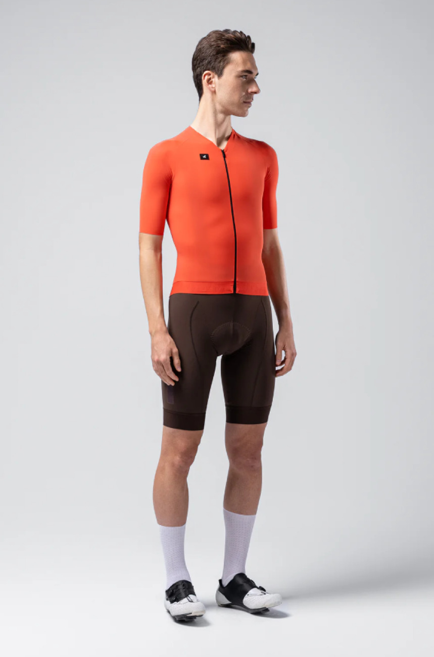 GOBIK Cyklistický dres s krátkym rukávom - CX SOLID - červená