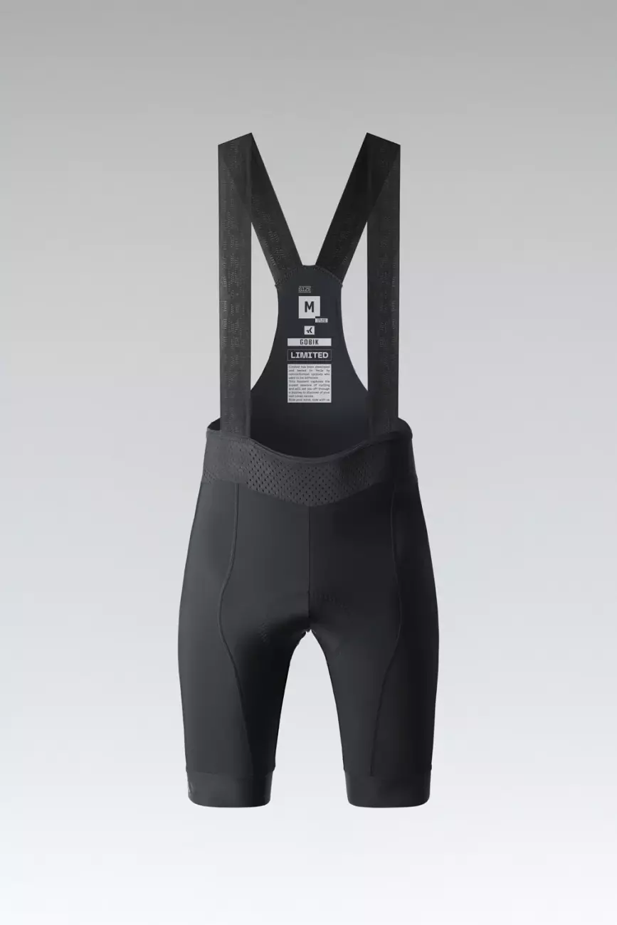 
                GOBIK Cyklistické nohavice krátke s trakmi - LIMITED 6.0 K7 - čierna L
            