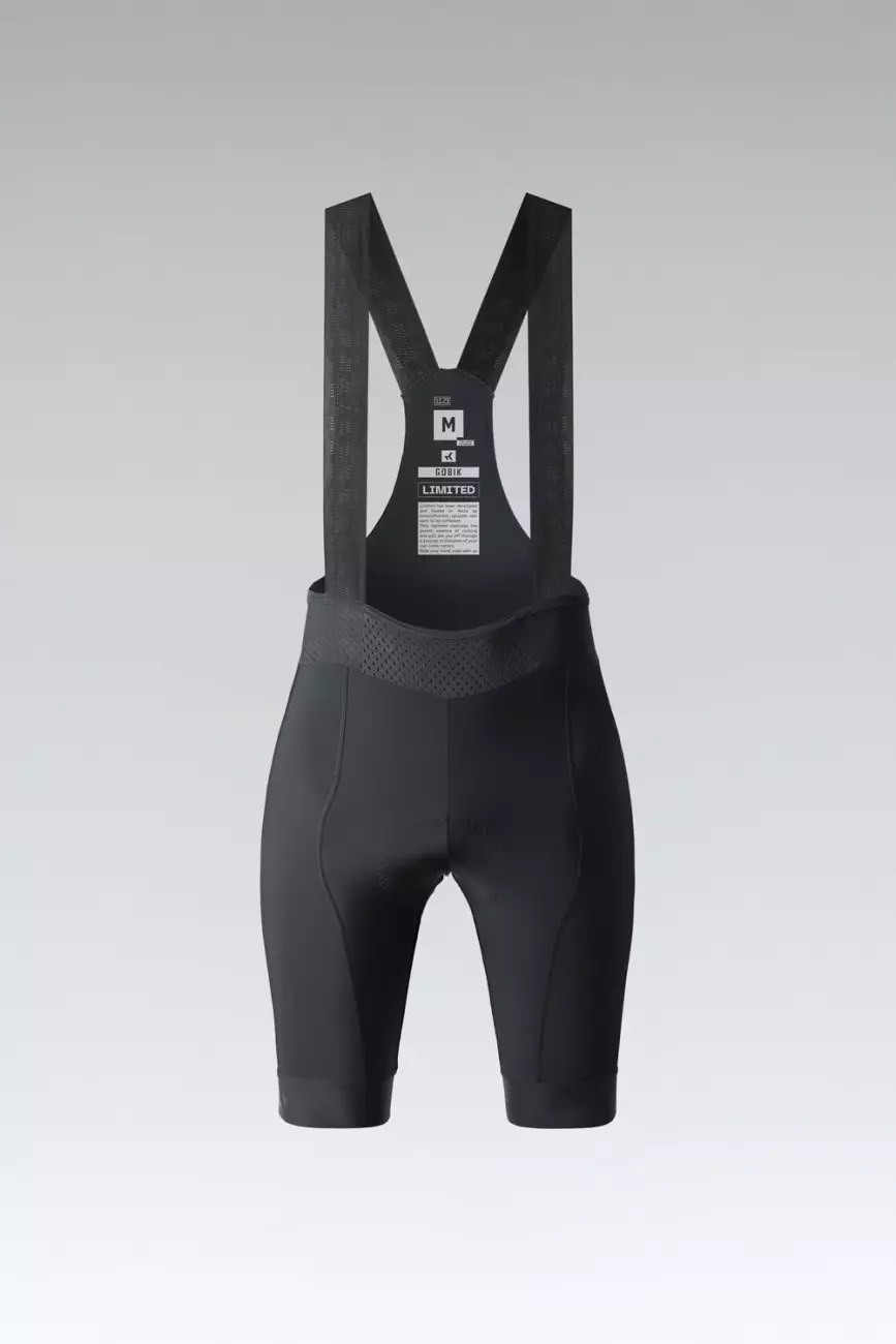
                GOBIK Cyklistické nohavice krátke s trakmi - LIMITED 6.0 K6 W - čierna L
            