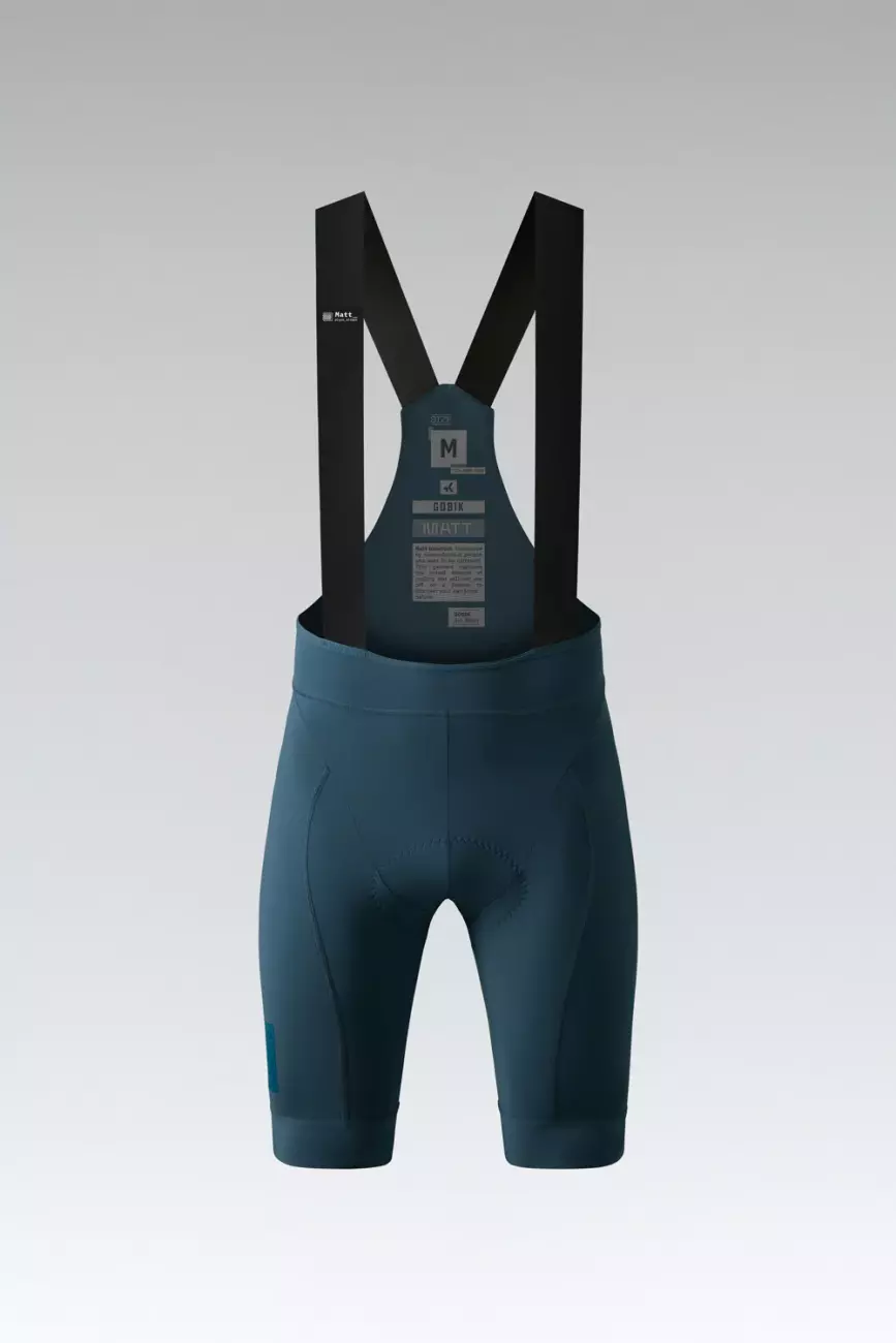 
                GOBIK Cyklistické nohavice krátke s trakmi - MATT 2.0 K10 - modrá M
            
