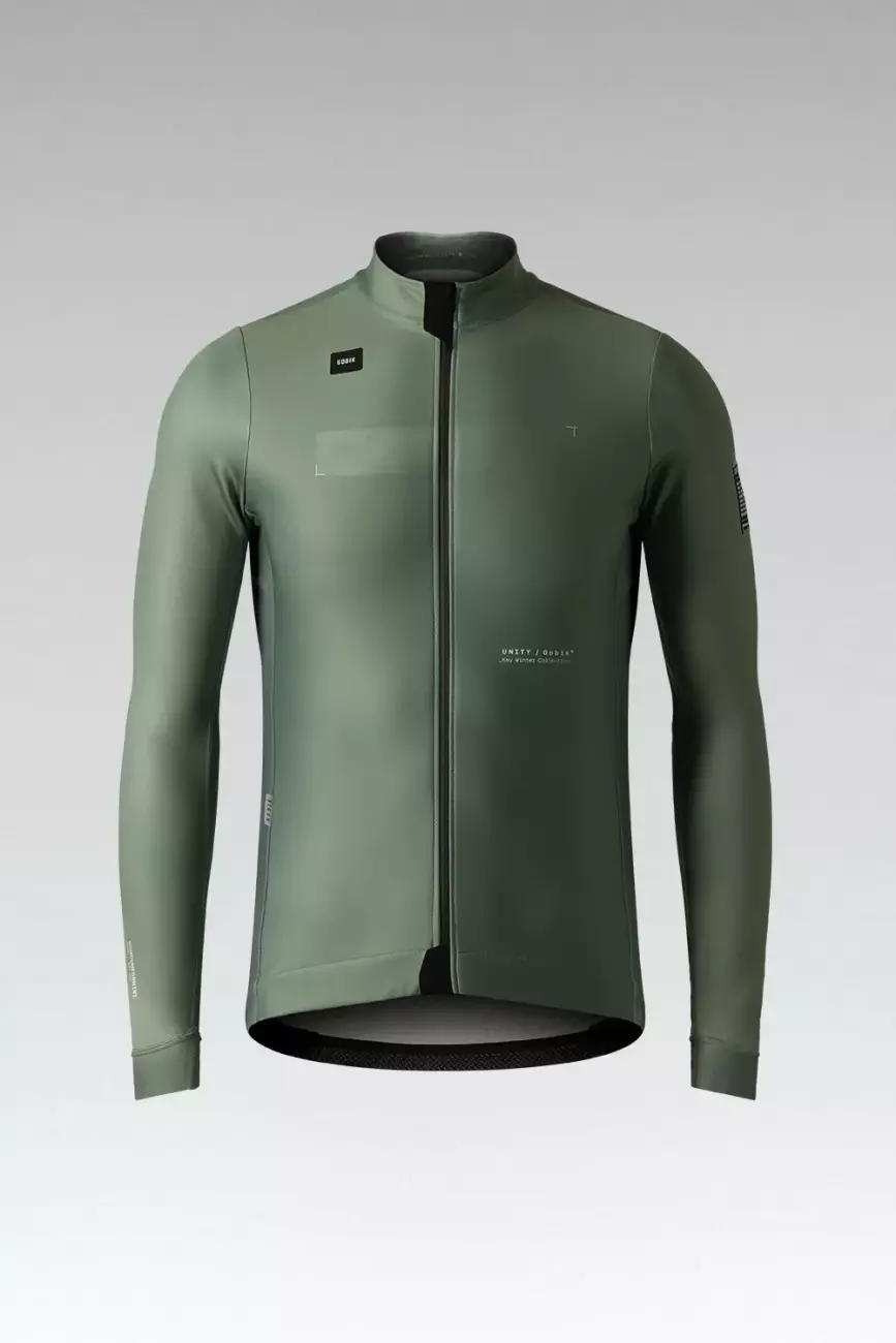 E-shop GOBIK Cyklistická vetruodolná bunda - SKIMO PRO - zelená M