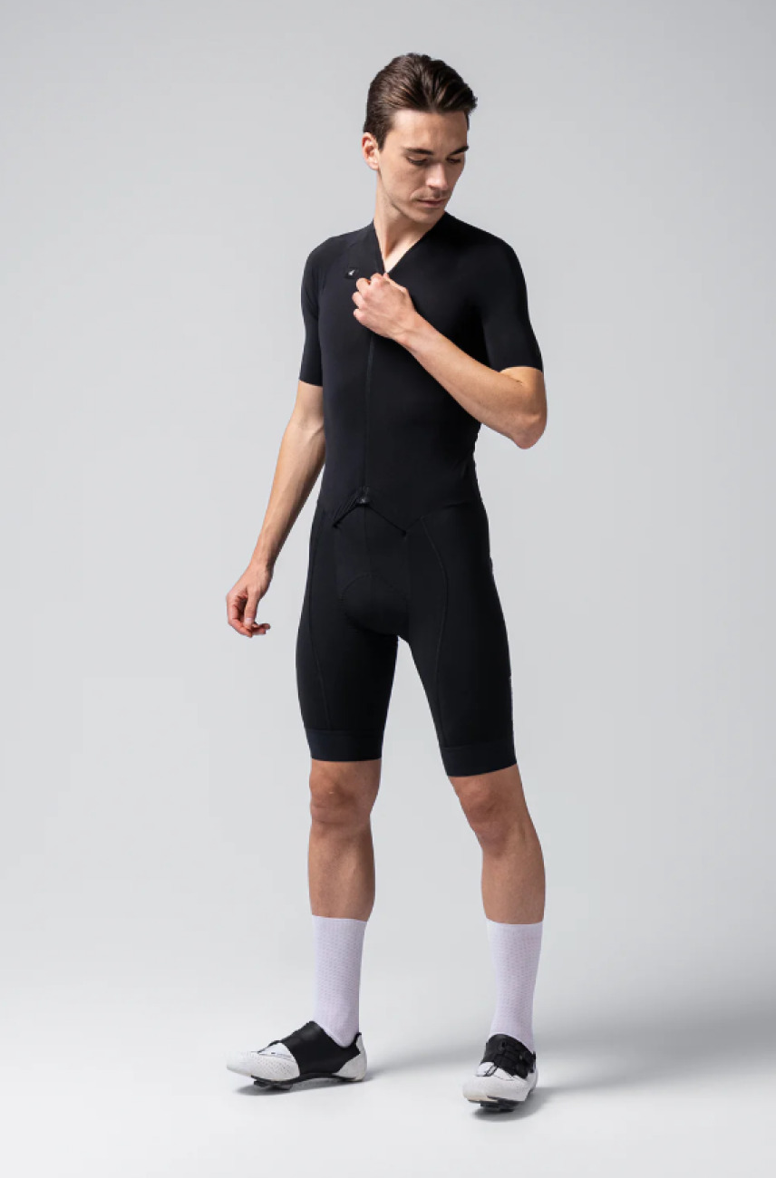 GOBIK Cyklistická kombinéza - BROOKLYN SOLID - čierna