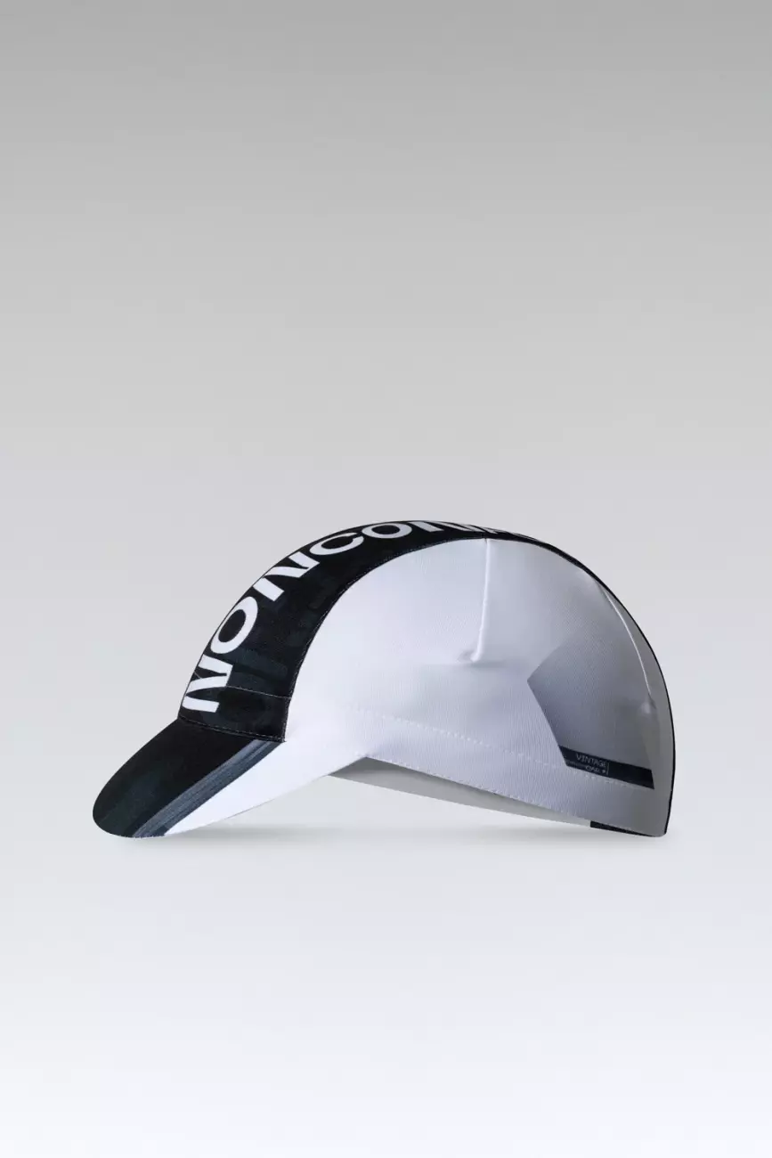 E-shop GOBIK Cyklistická čiapka - GORRA VINTAGE - biela/čierna