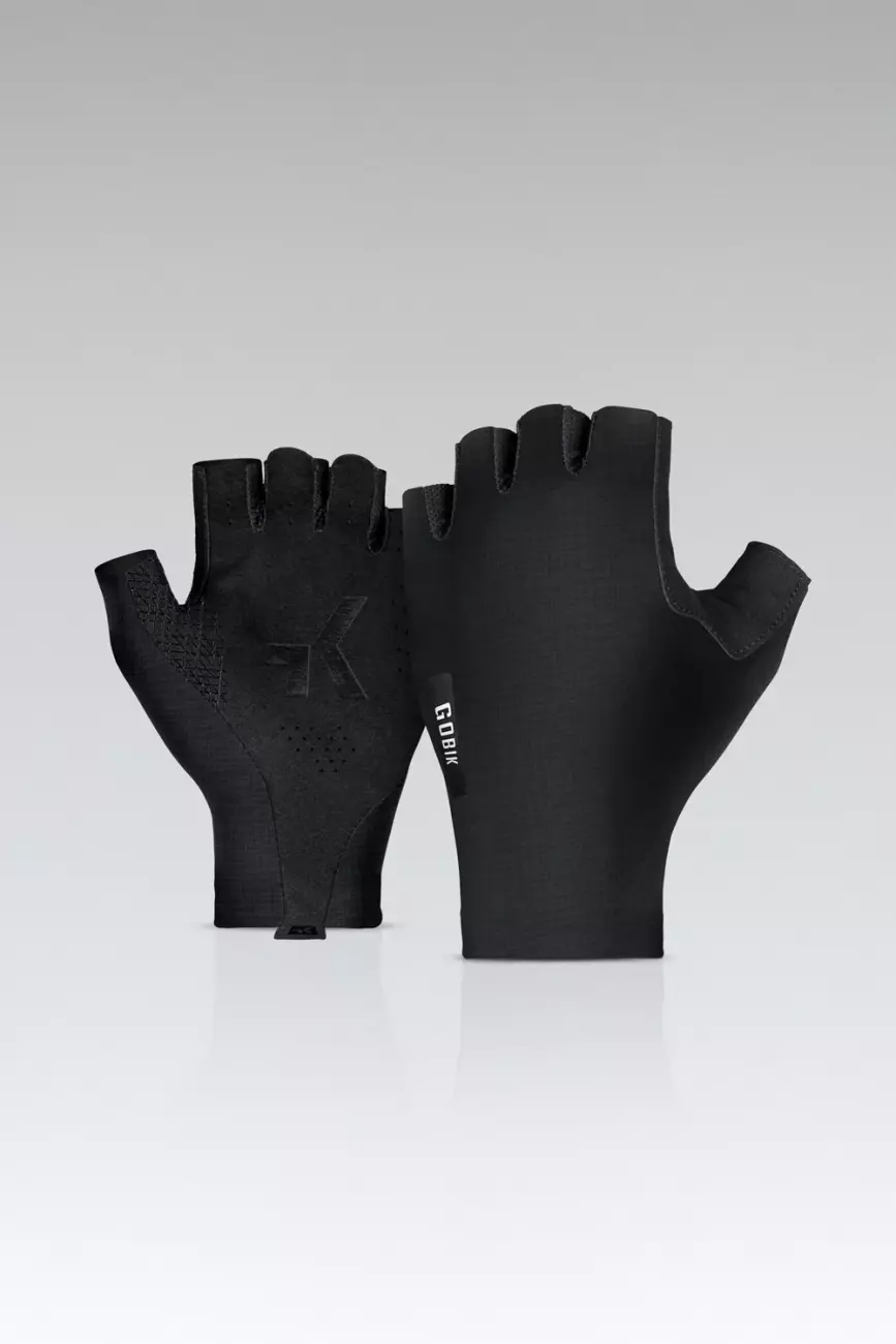 
                GOBIK Cyklistické rukavice krátkoprsté - MAMBA 2.0 - čierna XL
            