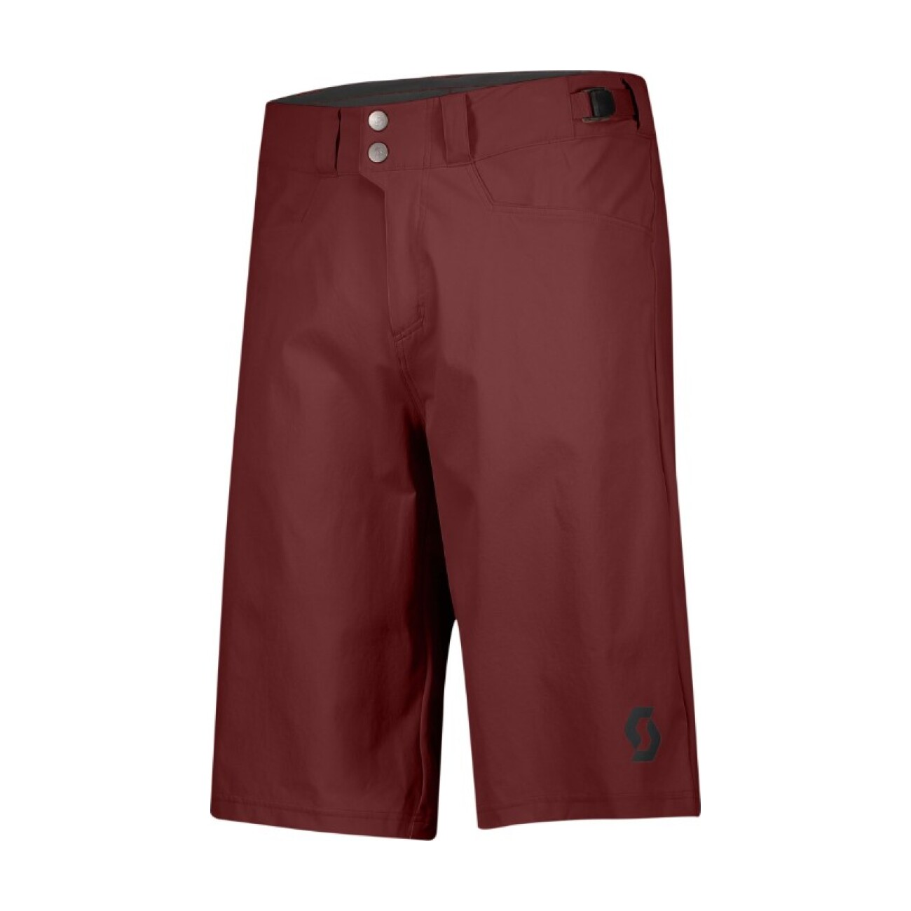 
                SCOTT Cyklistické nohavice krátke bez trakov - TRAIL FLOW - červená XL
            