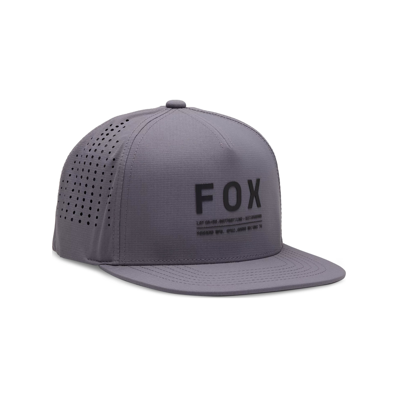 FOX Cyklistická čiapka - NON STOP TECH SNAPBACK - šedá