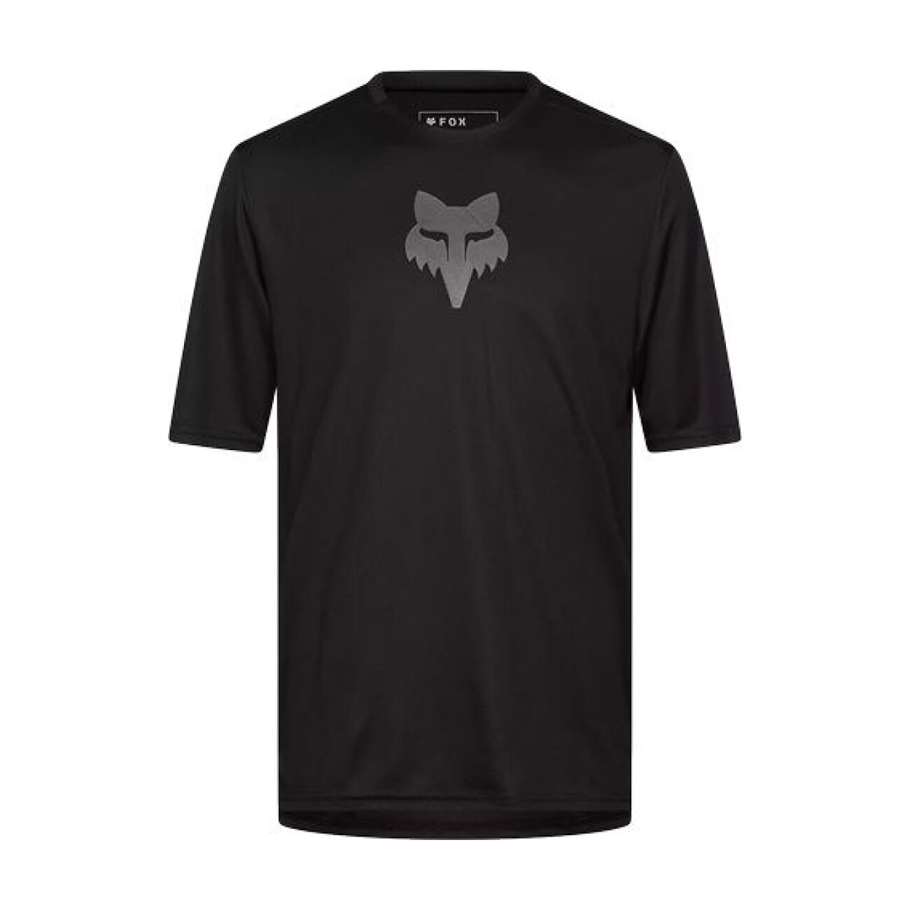 FOX Cyklistický dres s krátkym rukávom - RANGER HEAD - čierna