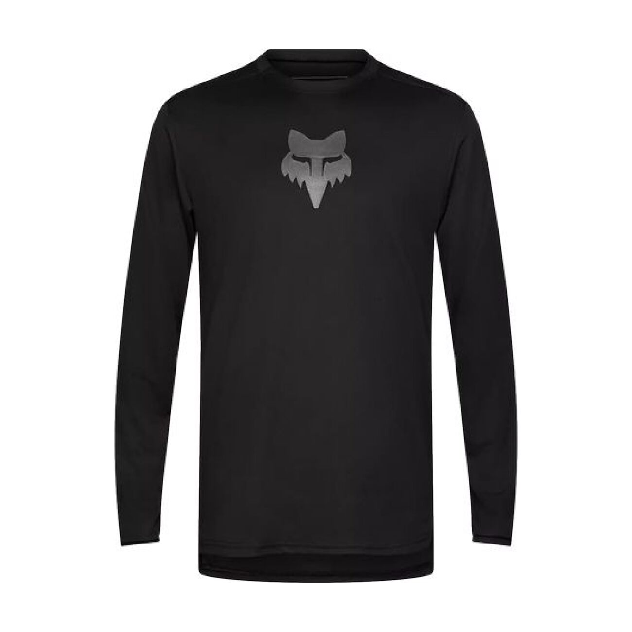 FOX Cyklistický dres s dlhým rukávom letný - RANGER LS HEAD - čierna