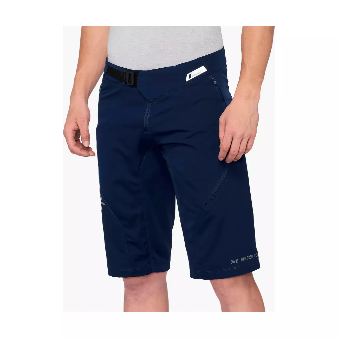 
                100% SPEEDLAB Cyklistické nohavice krátke bez trakov - AIRMATIC - modrá M
            