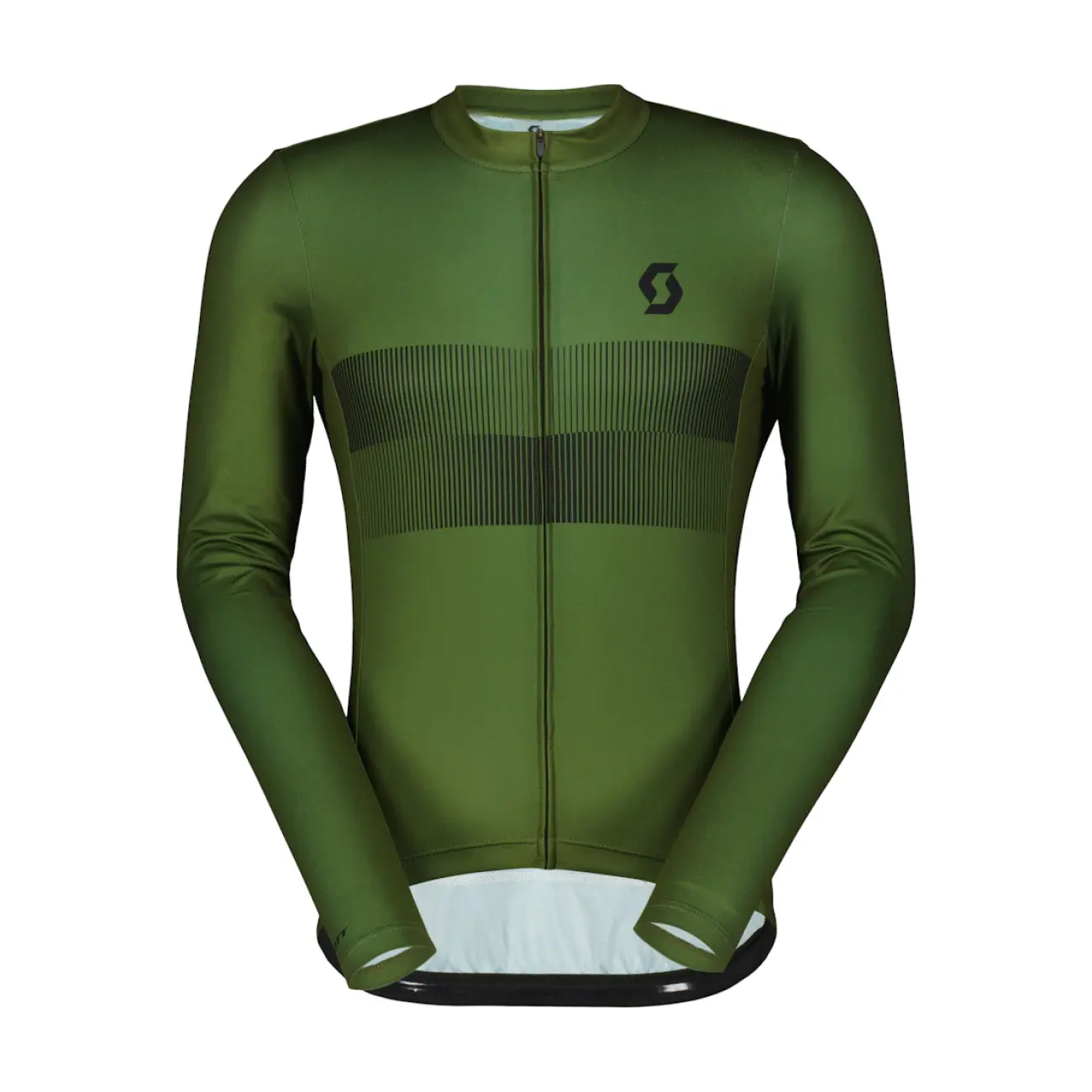 
                SCOTT Cyklistický dres s dlhým rukávom letný - RC TEAM 10 - zelená M
            