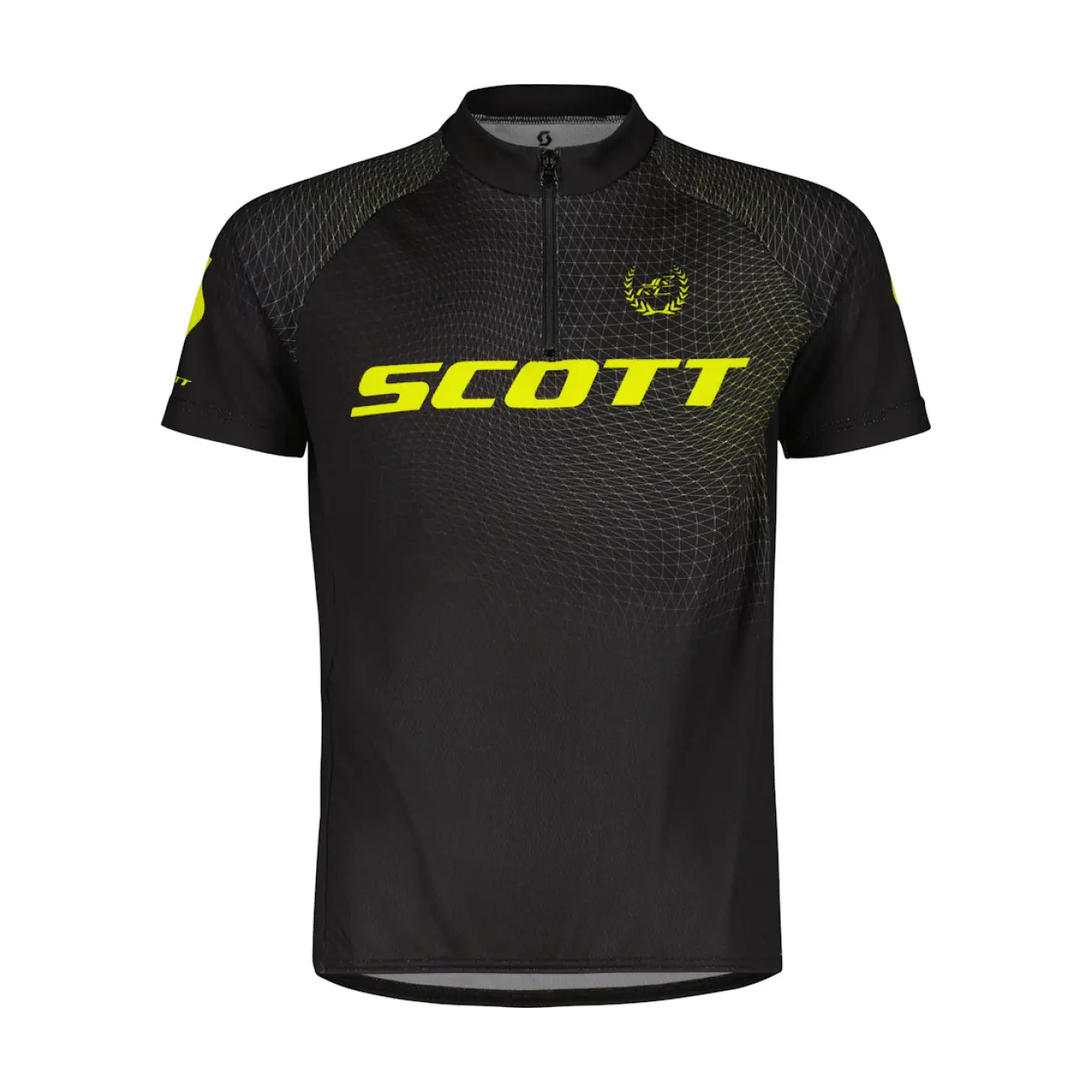 
                SCOTT Cyklistický dres s krátkym rukávom - RC PRO JR - žltá/čierna 140 cm
            