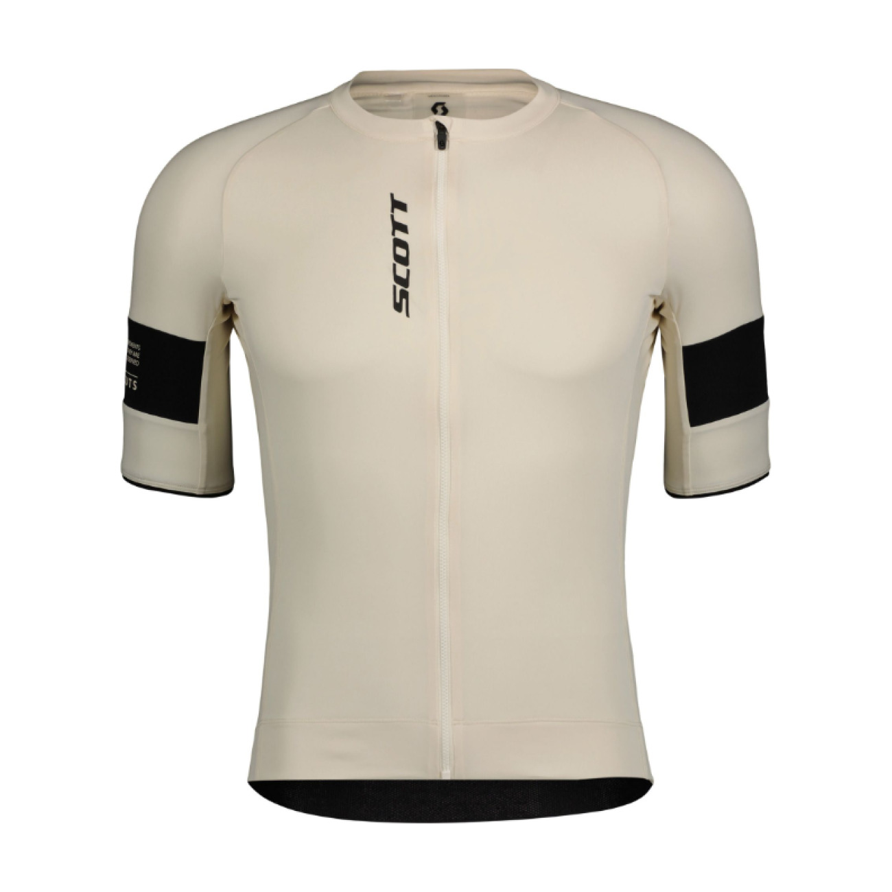 SCOTT Cyklistický dres s krátkym rukávom - ENDURANCE PRO - biela/čierna L