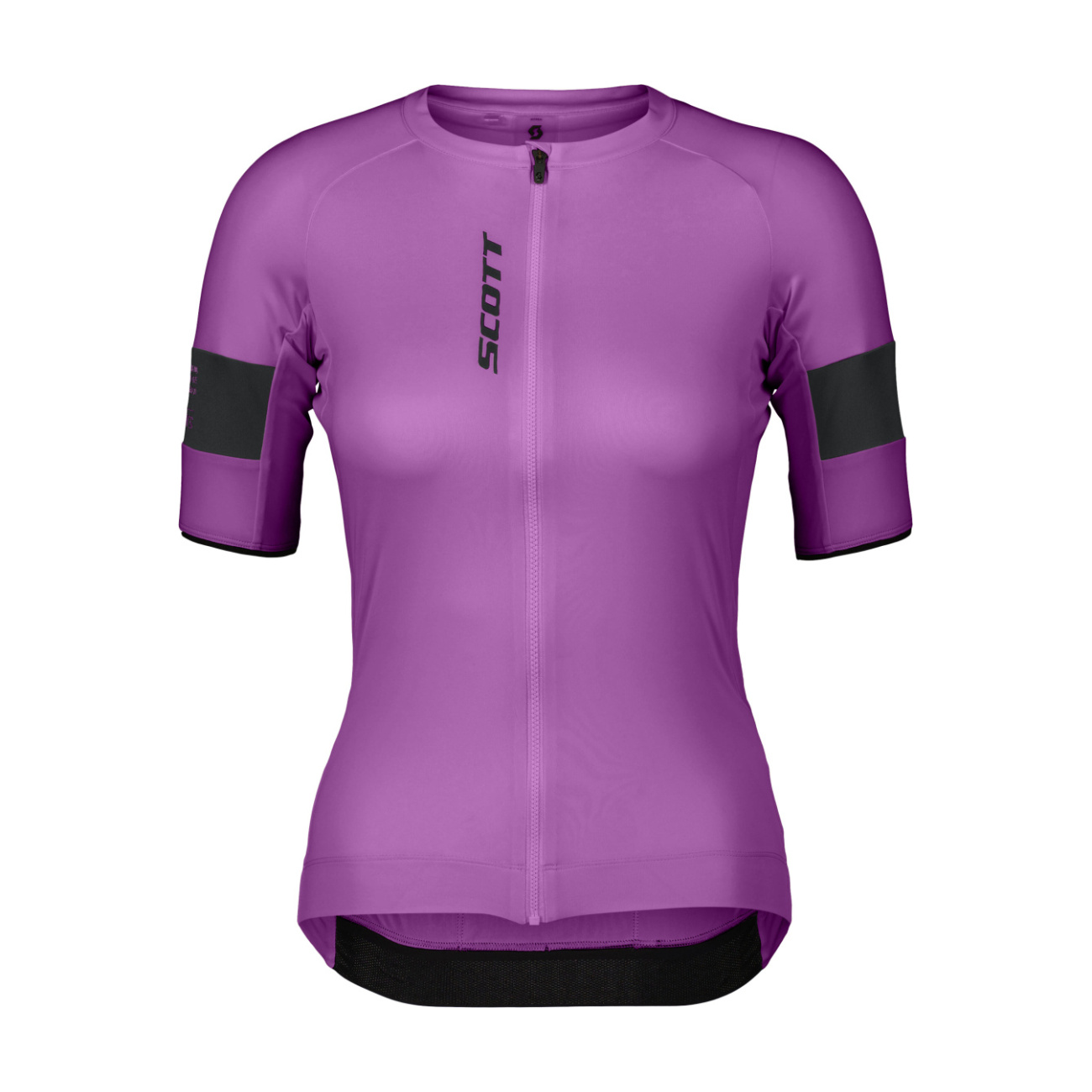 SCOTT Cyklistický dres s krátkym rukávom - ENDURANCE PRO W - fialová/čierna