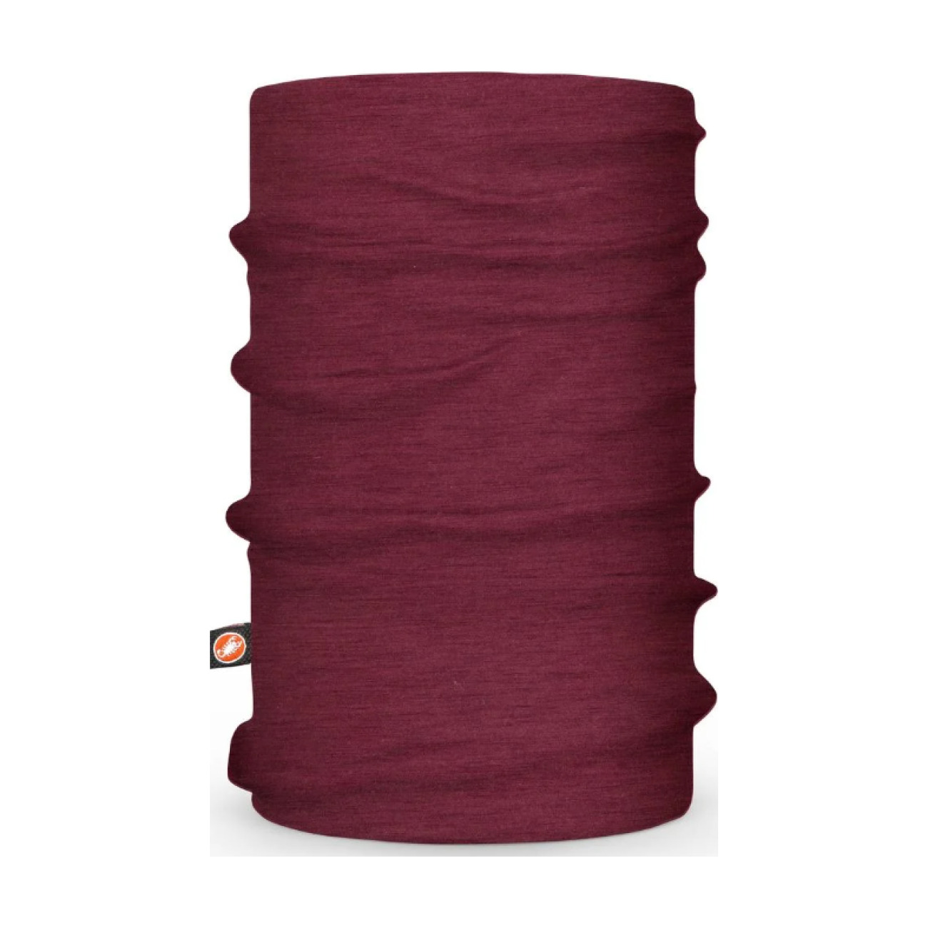 CASTELLI Cyklistický nákrčník - MERINO - bordová