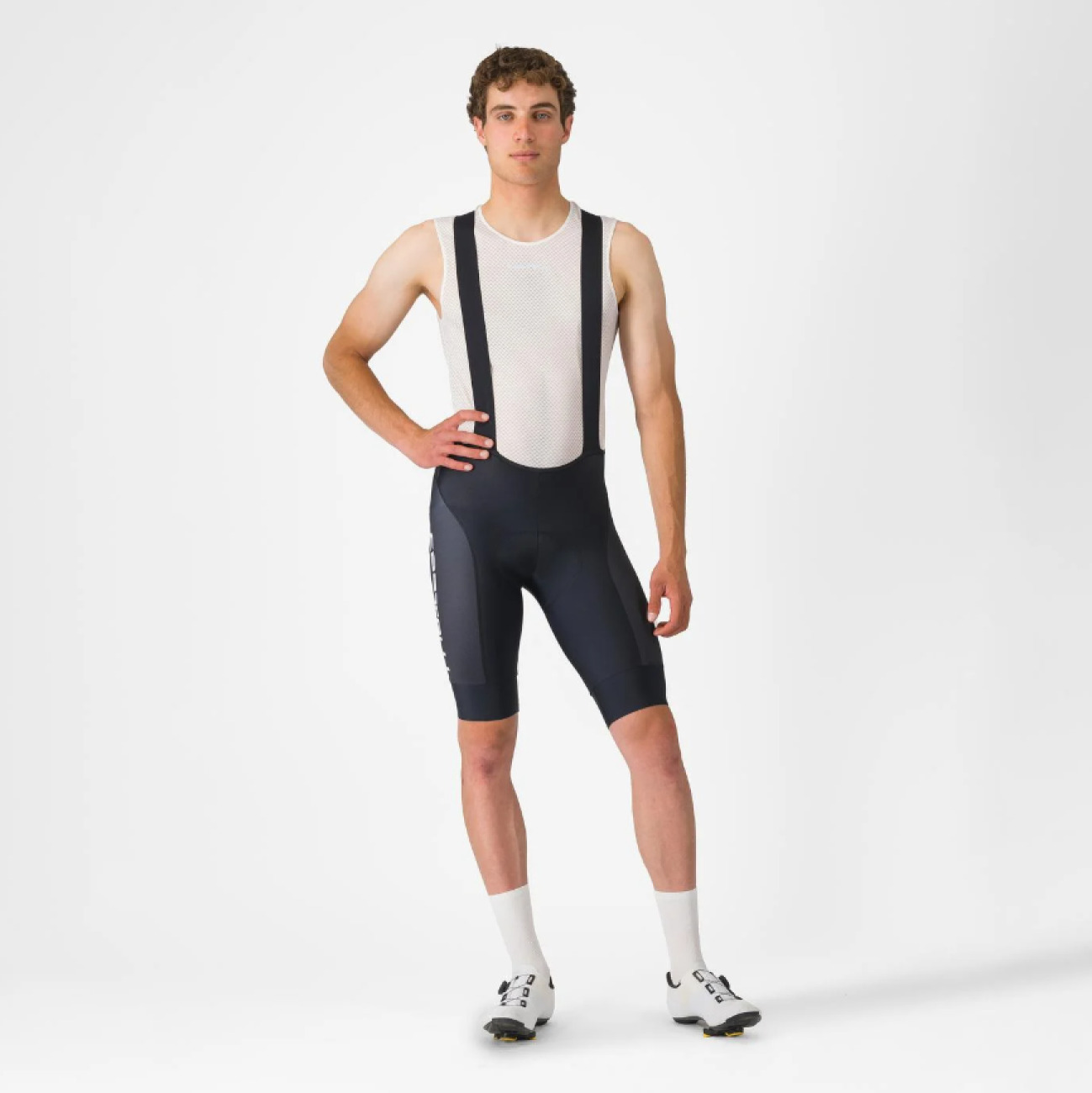 CASTELLI Cyklistické nohavice krátke s trakmi - COMPETIZIONE 2 KIT - čierna 2XL