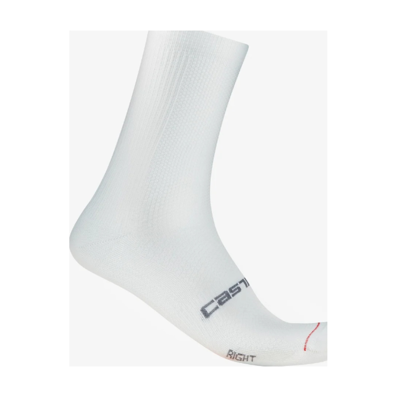 CASTELLI Cyklistické ponožky klasické - ESPRESSO 18 - biela