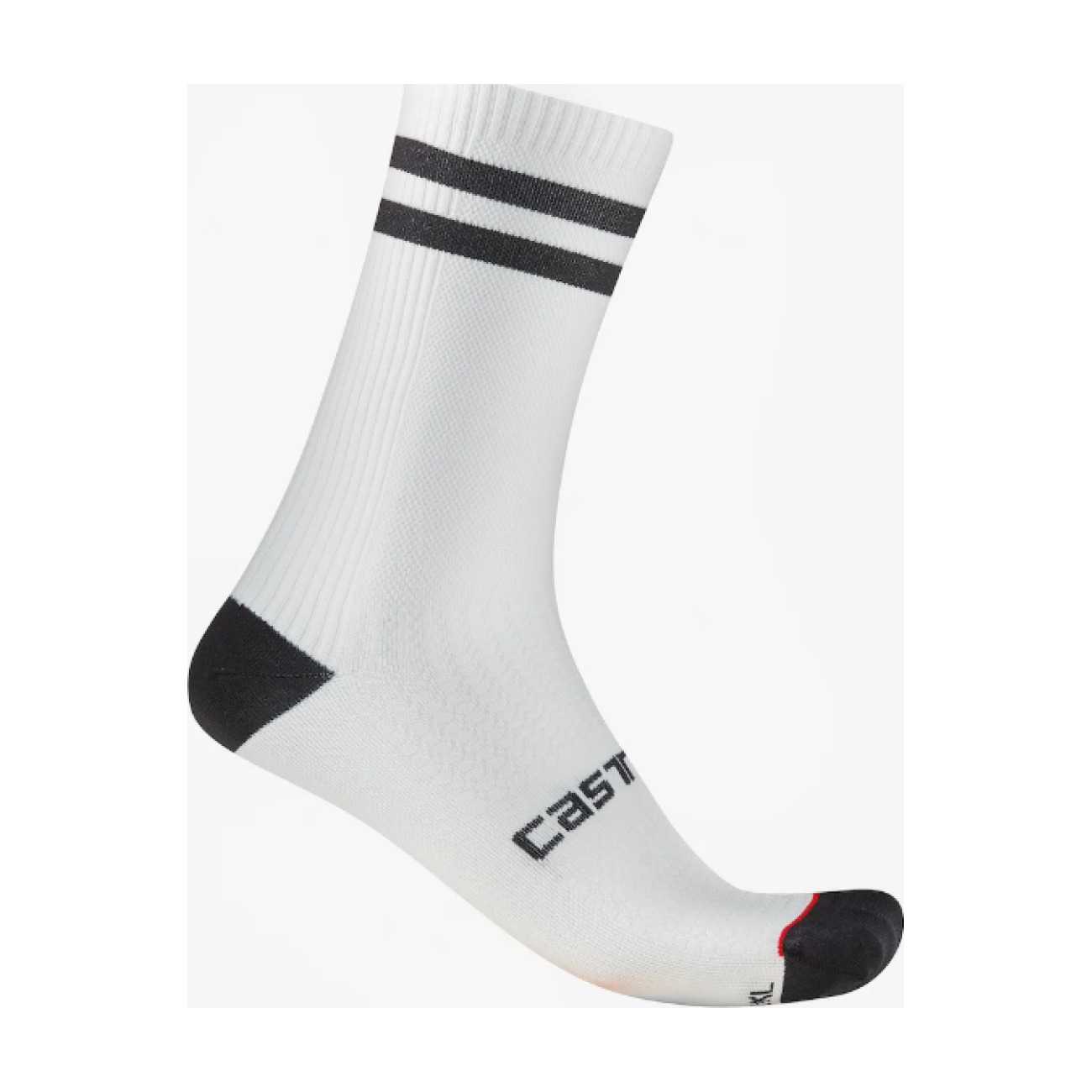 CASTELLI Cyklistické ponožky klasické - ORIGINALE 18 - biela/čierna