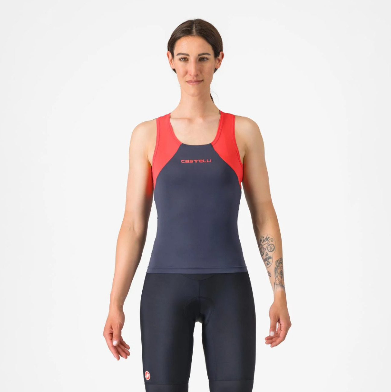 CASTELLI top - SOLE - modrá/červená