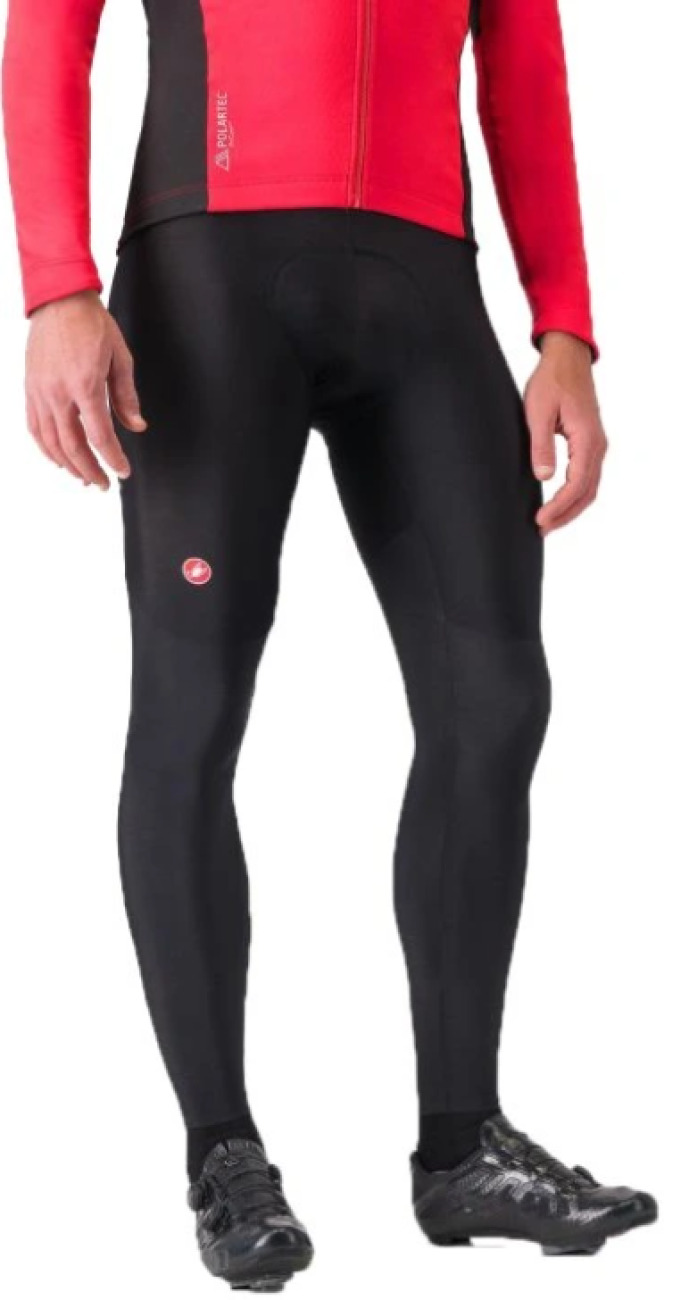 CASTELLI Cyklistické nohavice dlhé s trakmi - COMPETIZIONE BIBTIGHT - čierna