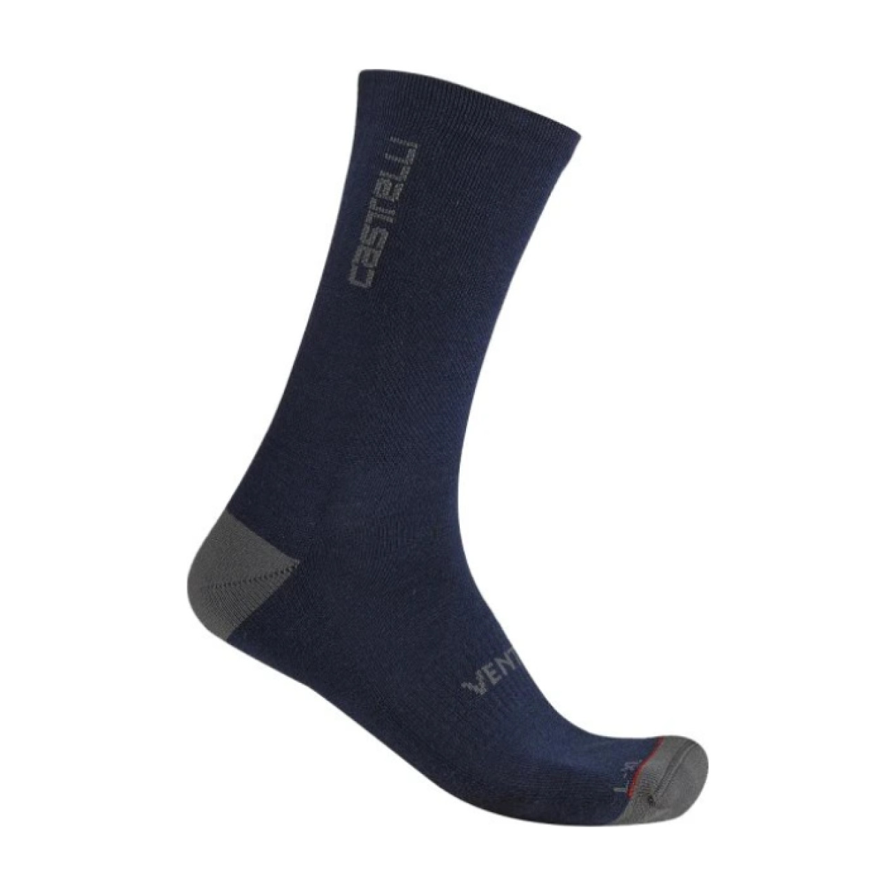 CASTELLI Cyklistické ponožky klasické - VENTI SOFT MERINO - modrá