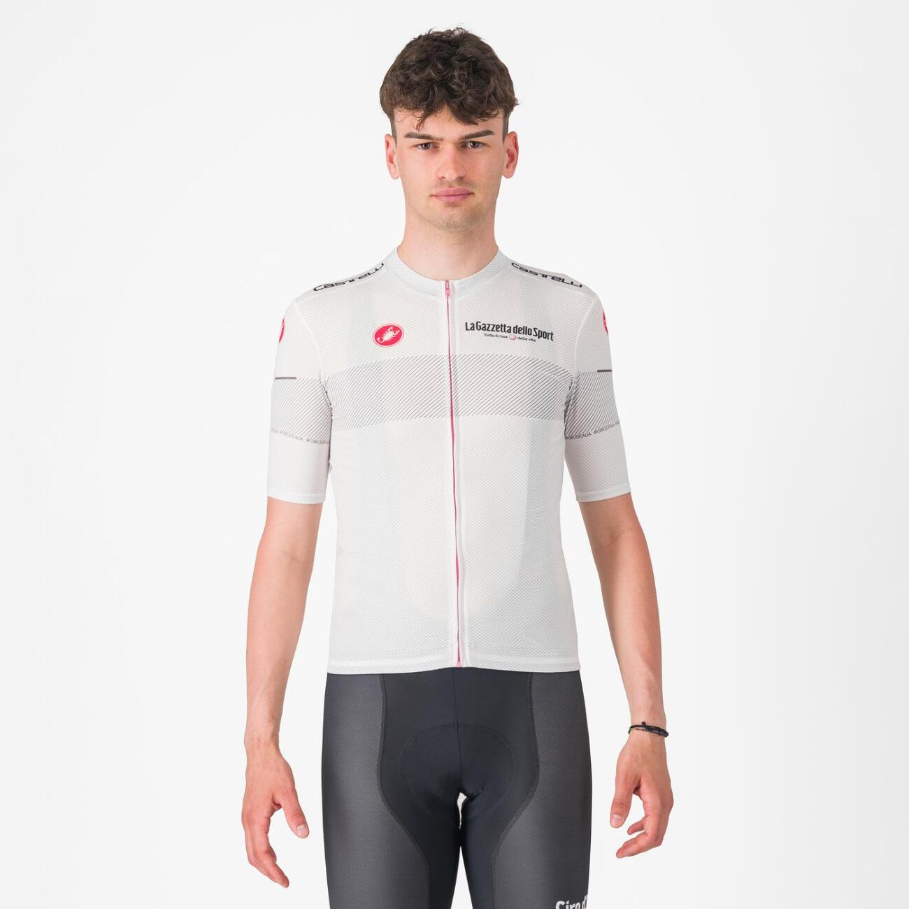 
                CASTELLI Cyklistický dres s krátkym rukávom - GIRO107 CLASSIFICATION - biela
            