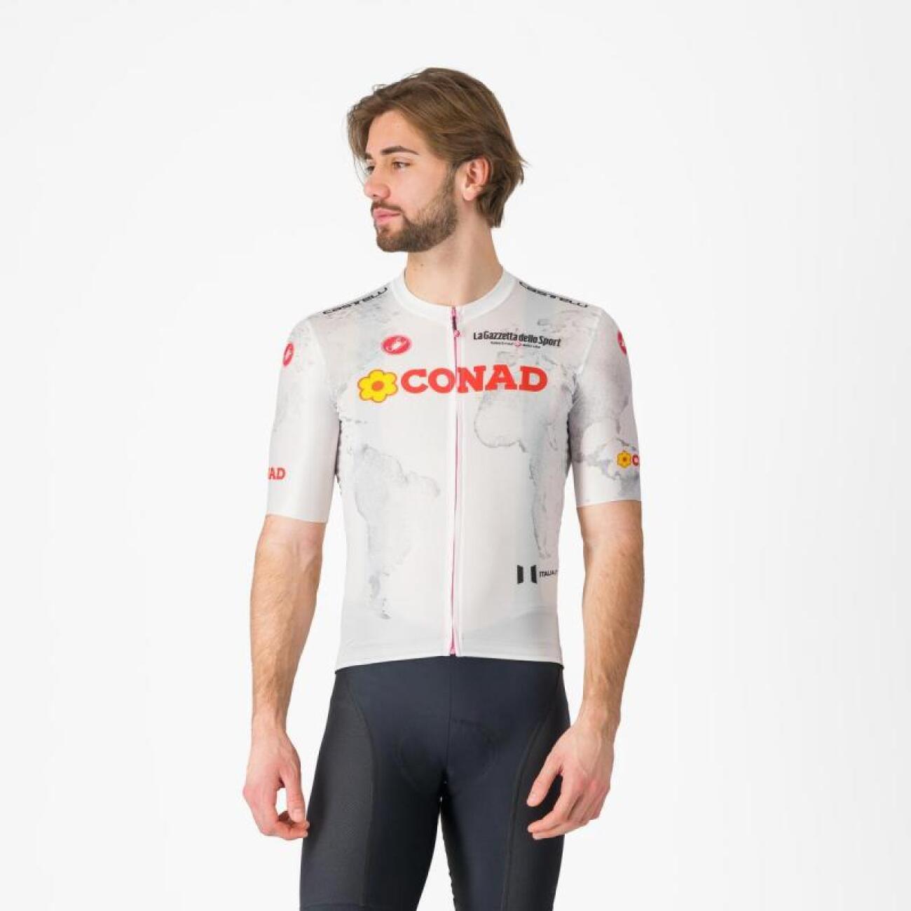 CASTELLI Cyklistický dres s krátkym rukávom - GIRO108 COMPETIZIONE 3 - biela 2XL