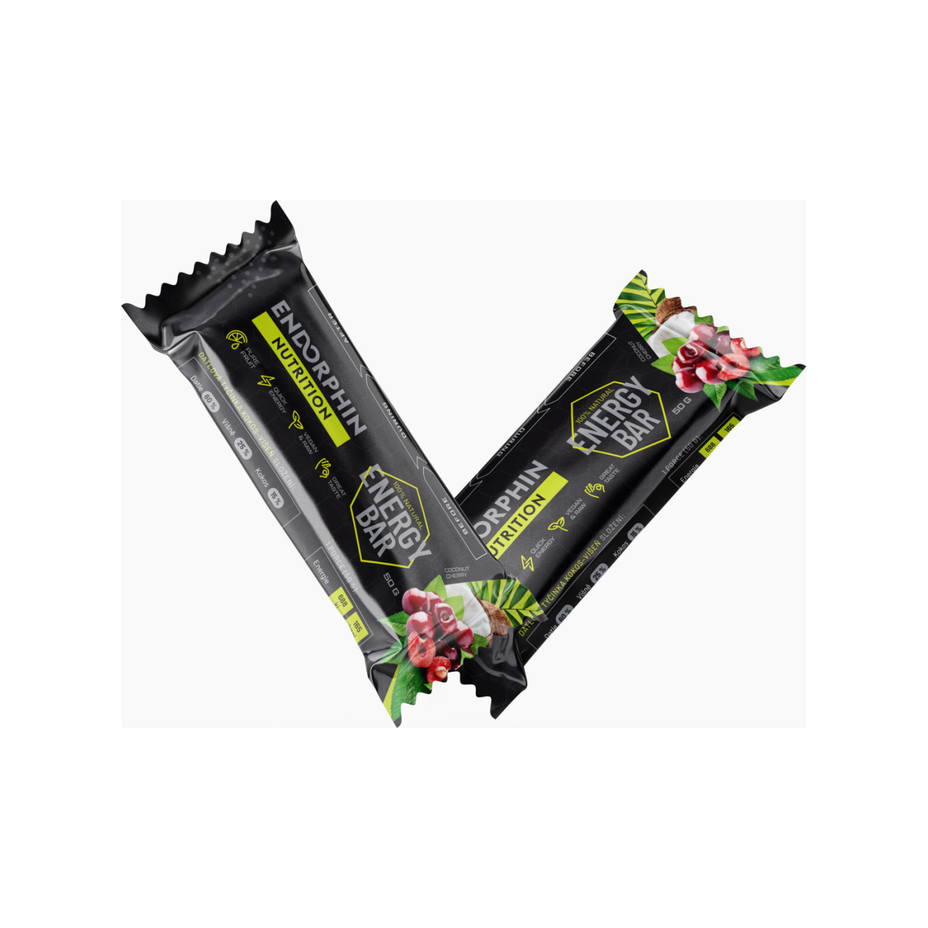 ENDORPHIN NUTRITION tyčinka - ENERGY BAR COCONUT - CHERRY 50g